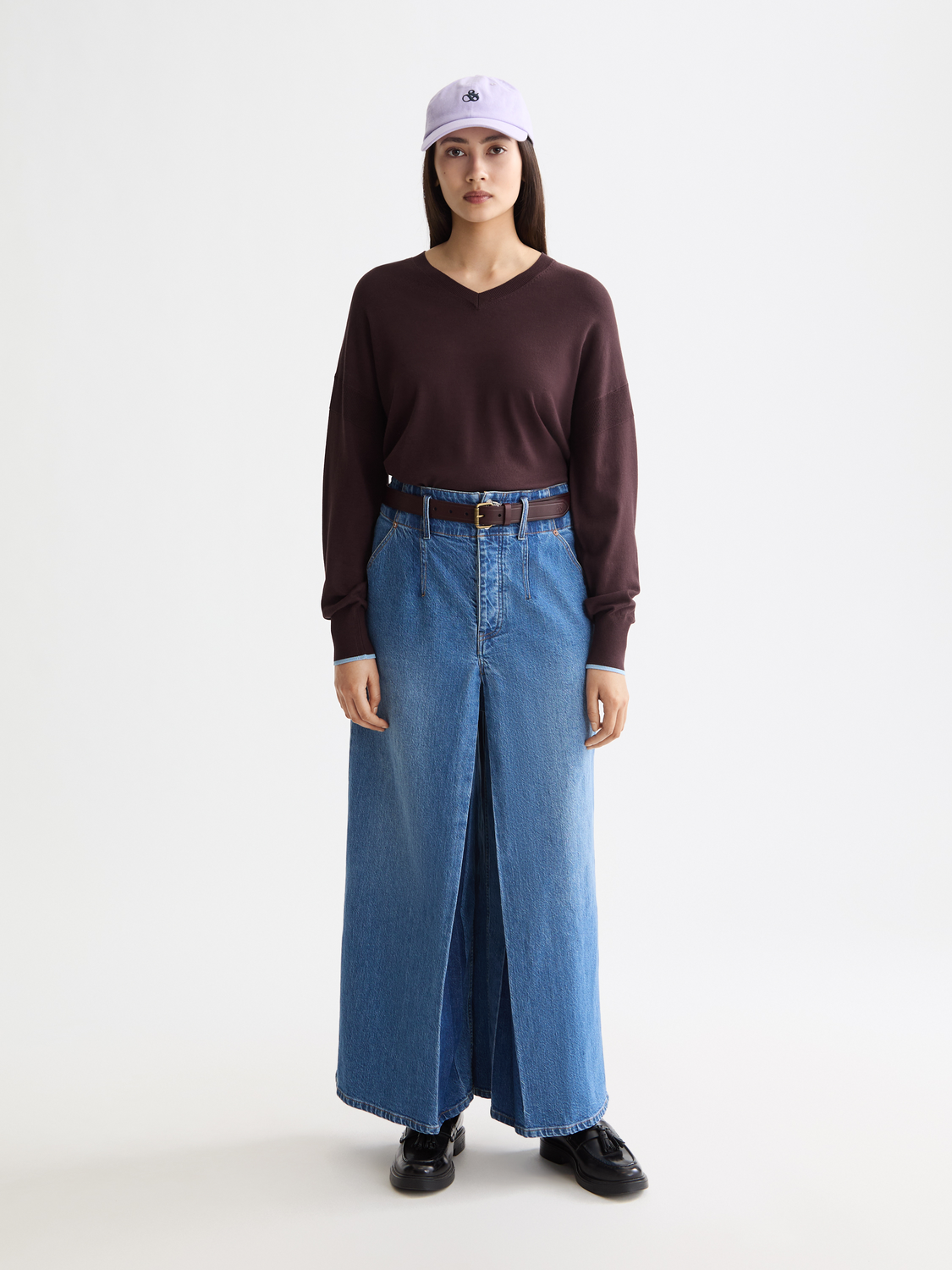 The Wave wide leg denim