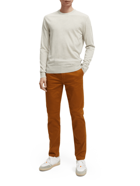 ESSENTIALS STUART REGULAR SLIM-FIT COTTON