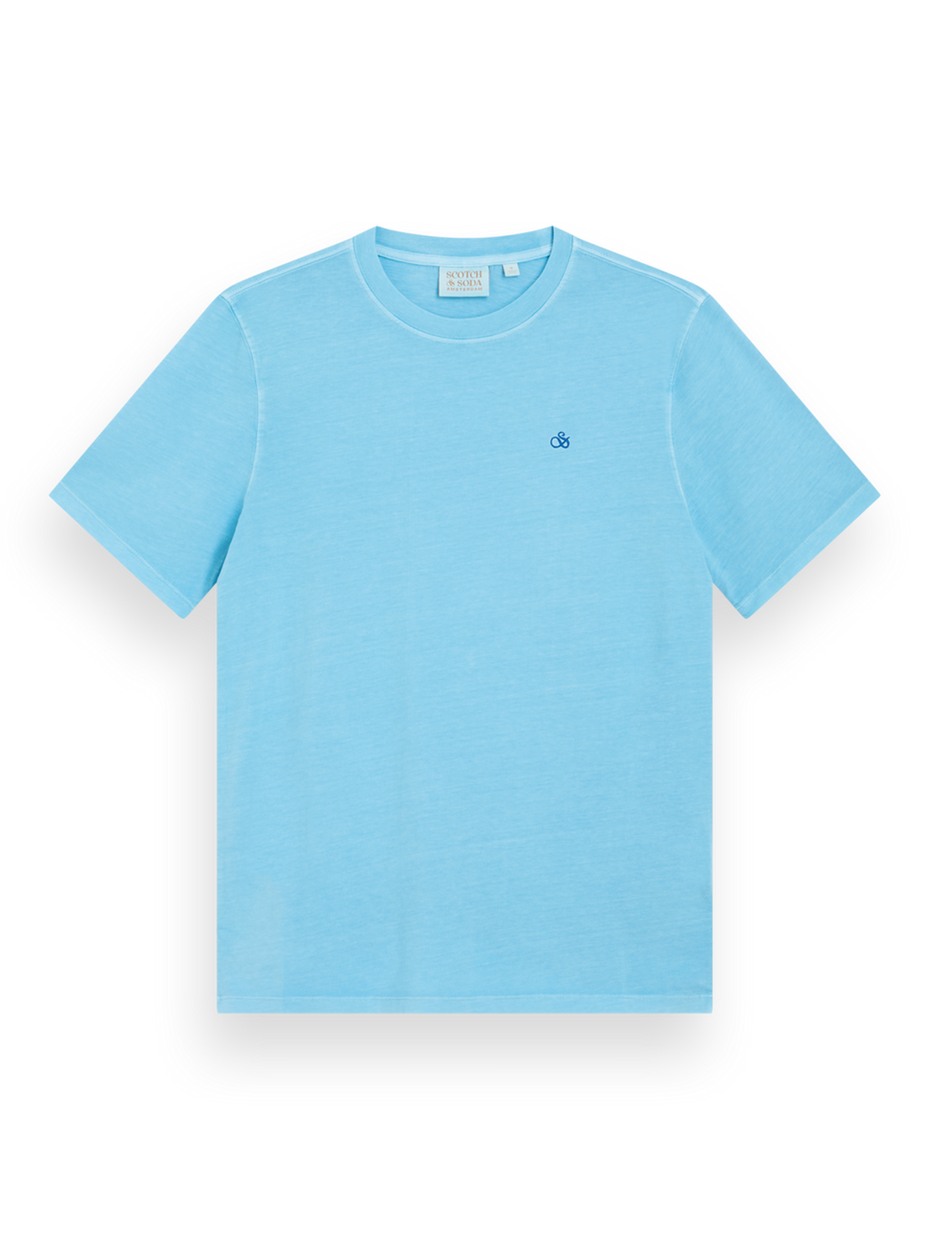 GARMENT DYE LOGO CREW T-SHIRT