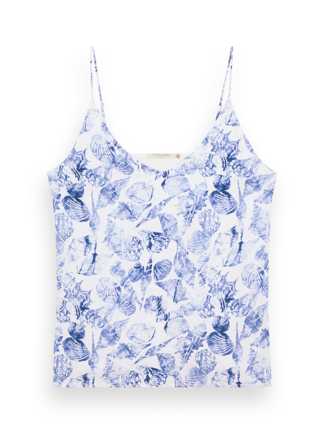 CAMISOLE WOVEN FRONT JERSEY BACK