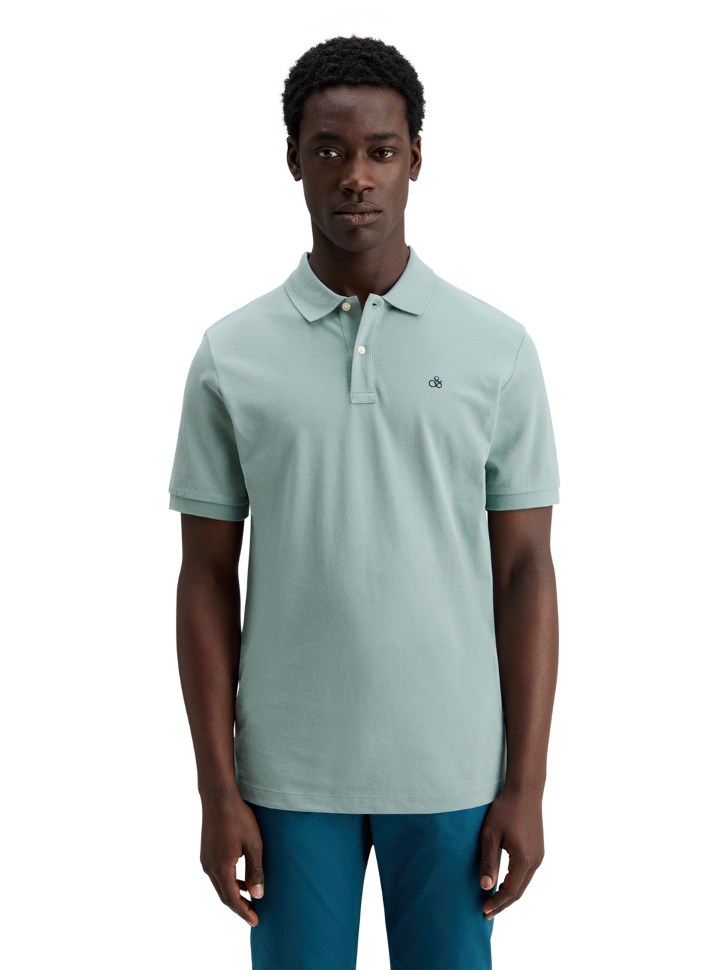 Essential organic cotton pique polo
