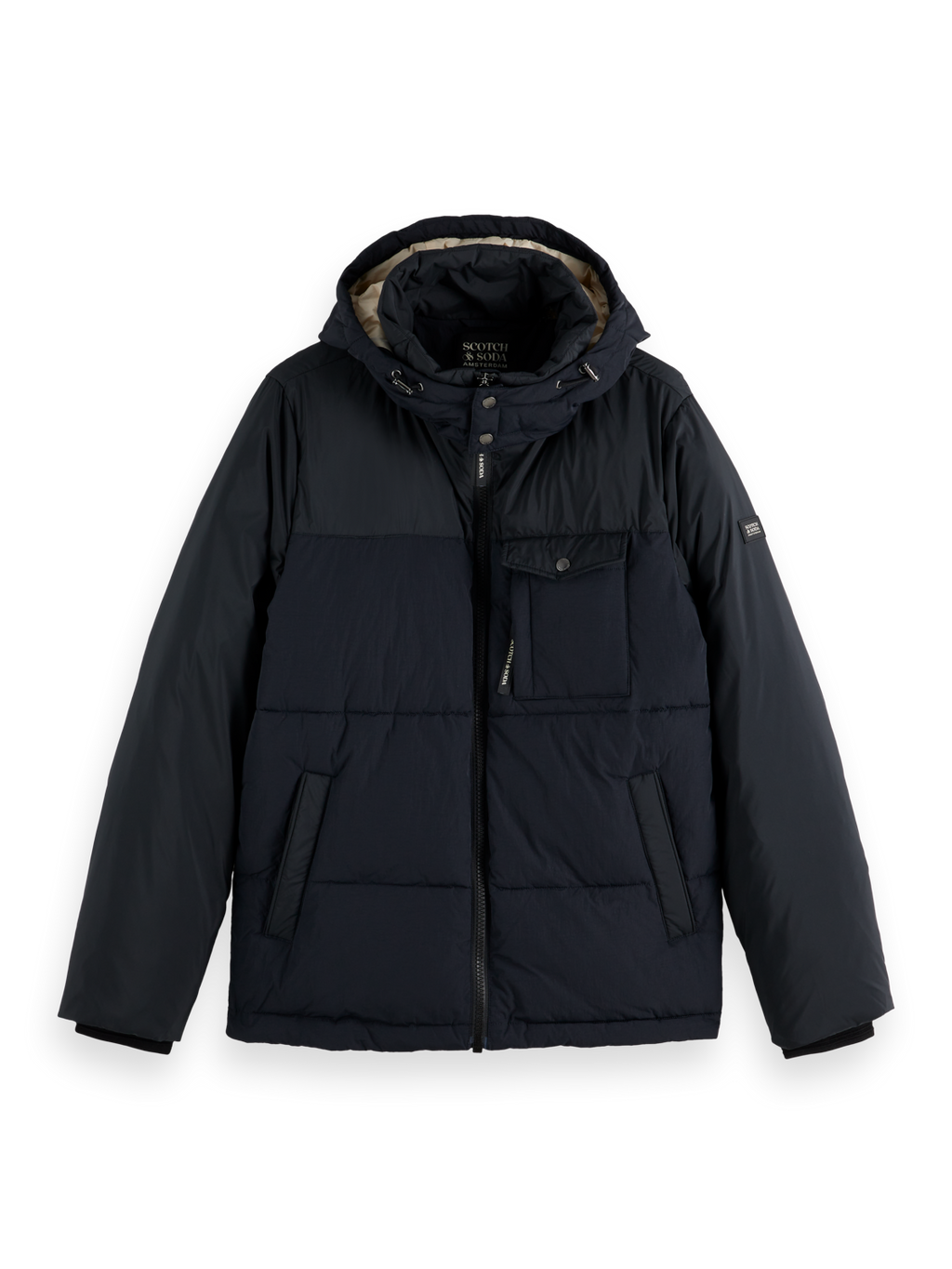 HOODED PUFFER JACKET