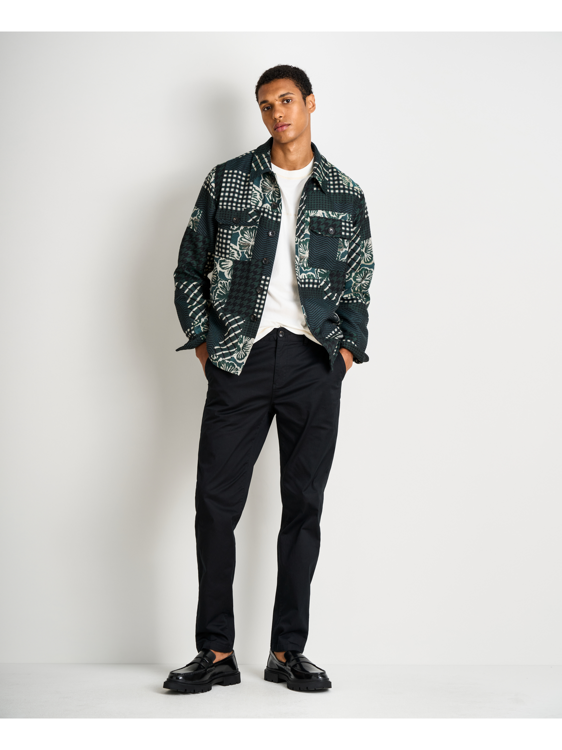 Essentials DRIFT COTTON-BLEND TWILL CHINO