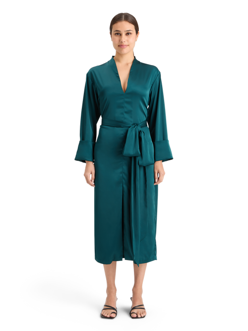 KIMONO MIDI DRESS