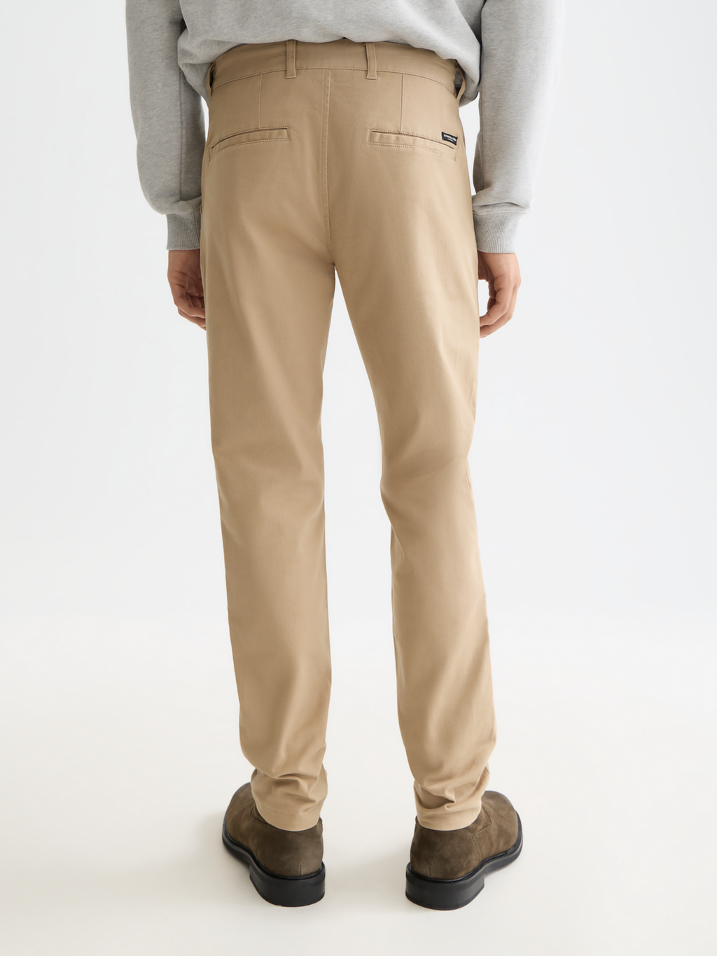 Essentials MOTT STRETCH COTTON CHINO - SAND