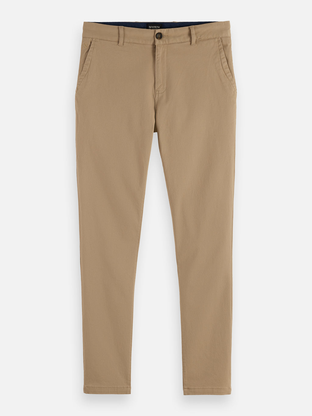 Essentials MOTT STRETCH COTTON CHINO - SAND