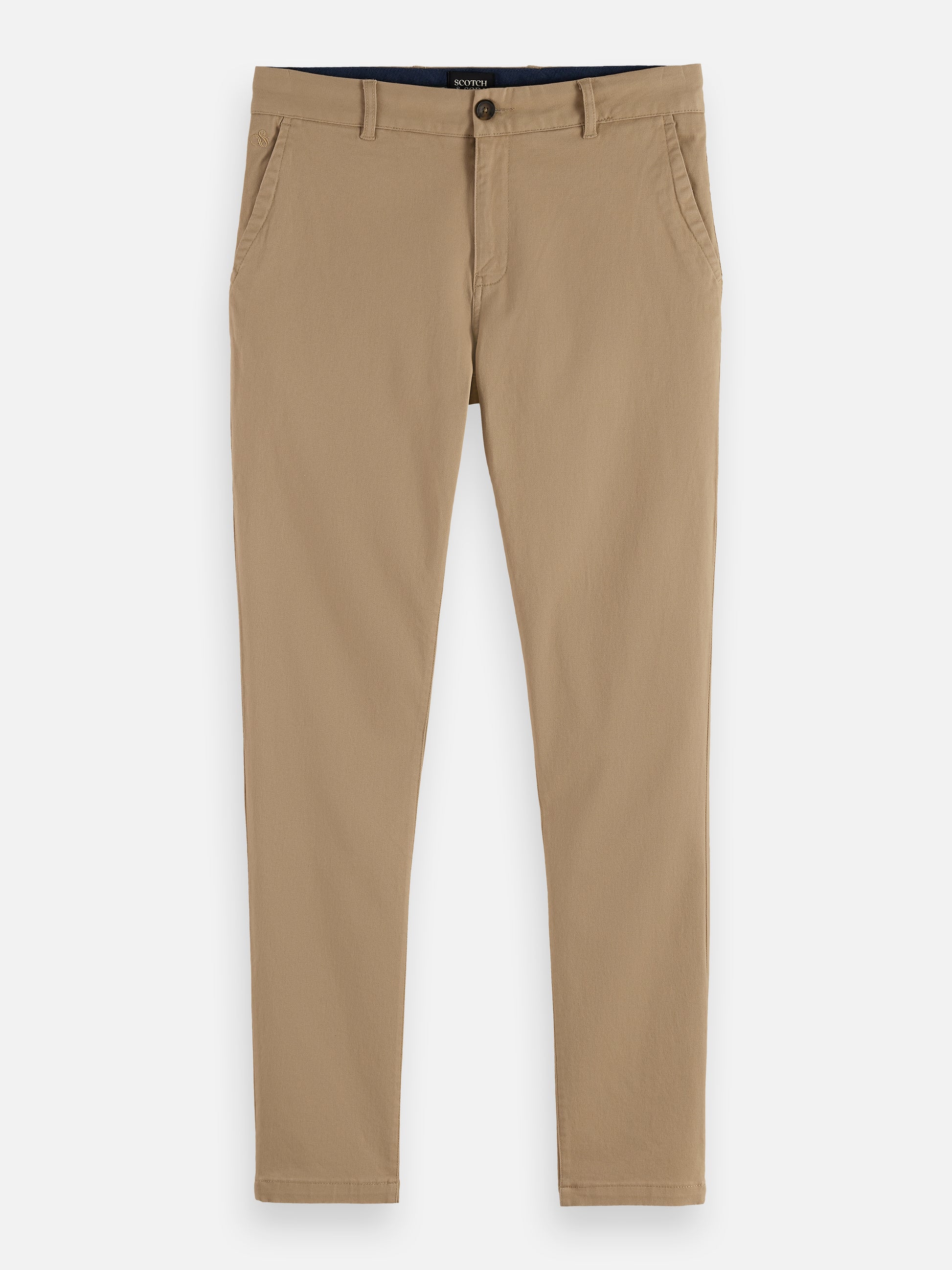 Essentials MOTT STRETCH COTTON CHINO - SAND