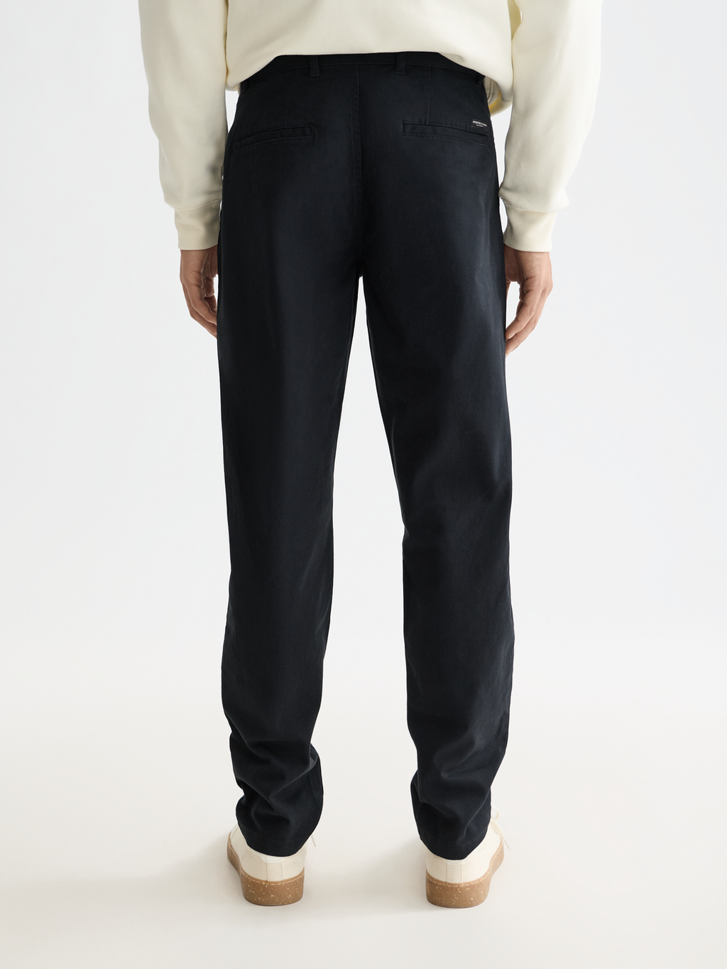 Essentials STUART STRETCH COTTON CHINO - BLACK