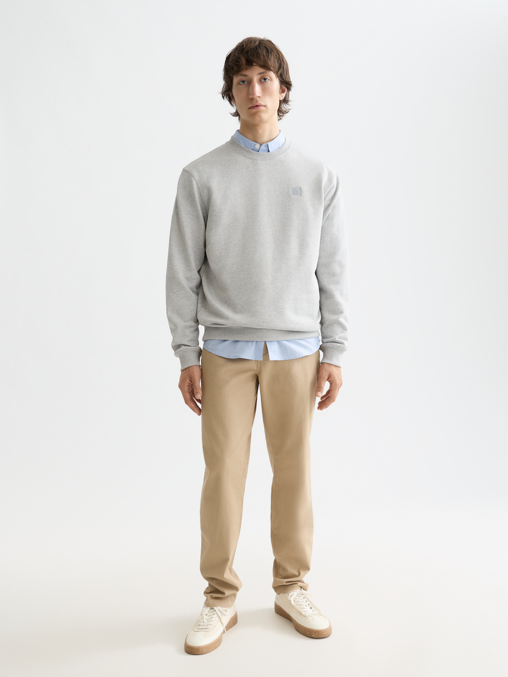Essentials STUART STRETCH COTTON CHINO - SAND