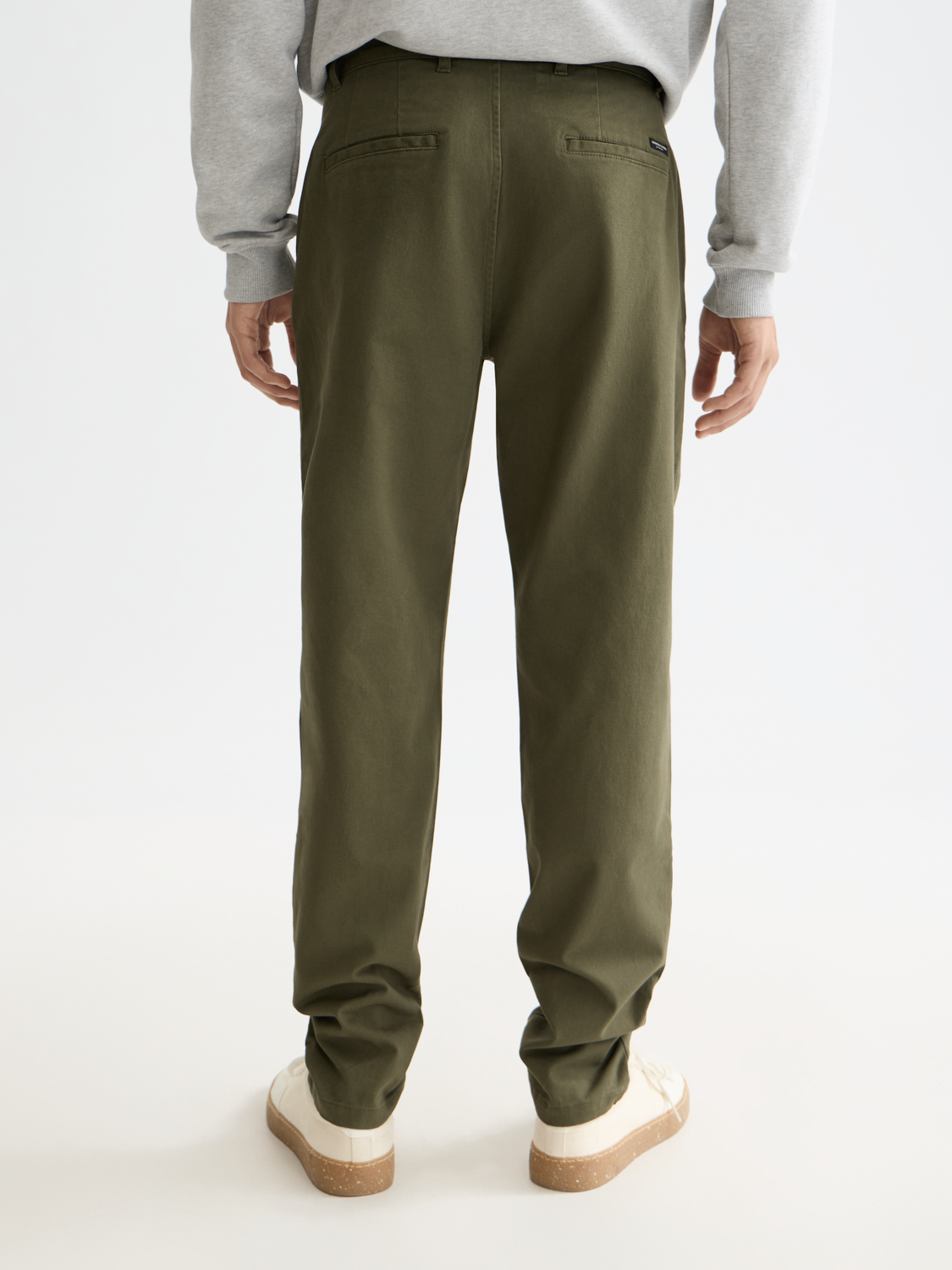 Essentials STUART STRETCH COTTON CHINO - KHAKI