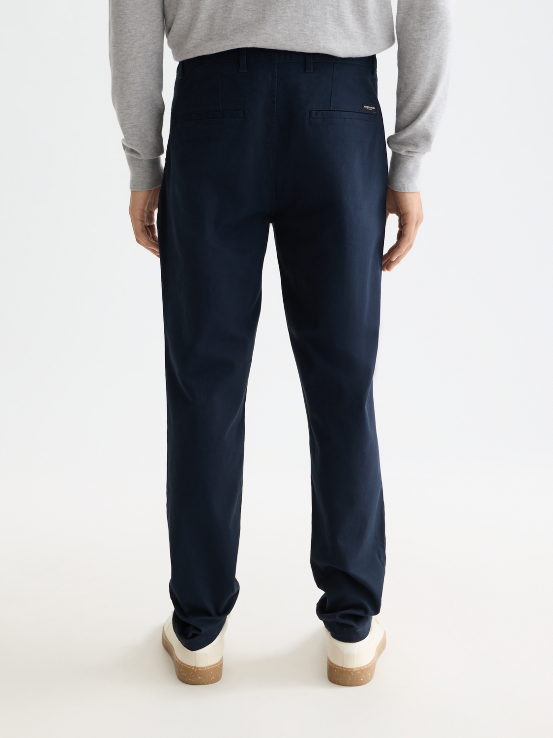 Essentials STUART STRETCH COTTON CHINO - NIGHT