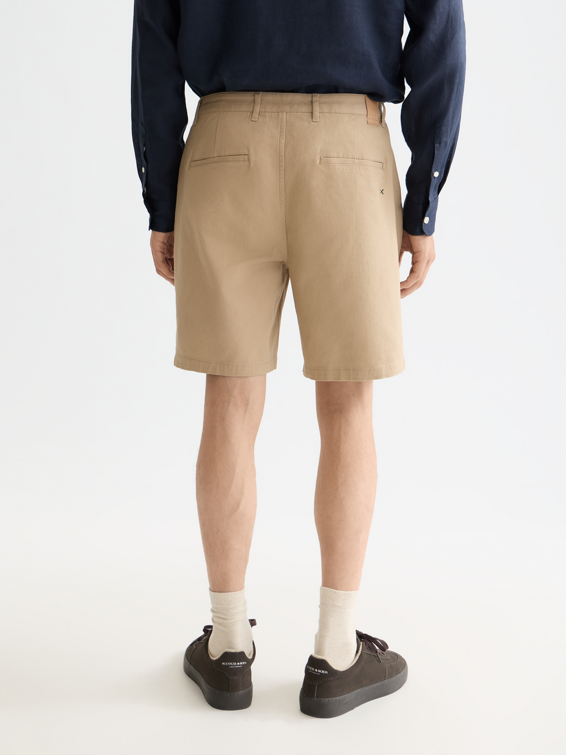 CORE Stuart Cotton-blend twill regular-fit short - SAND