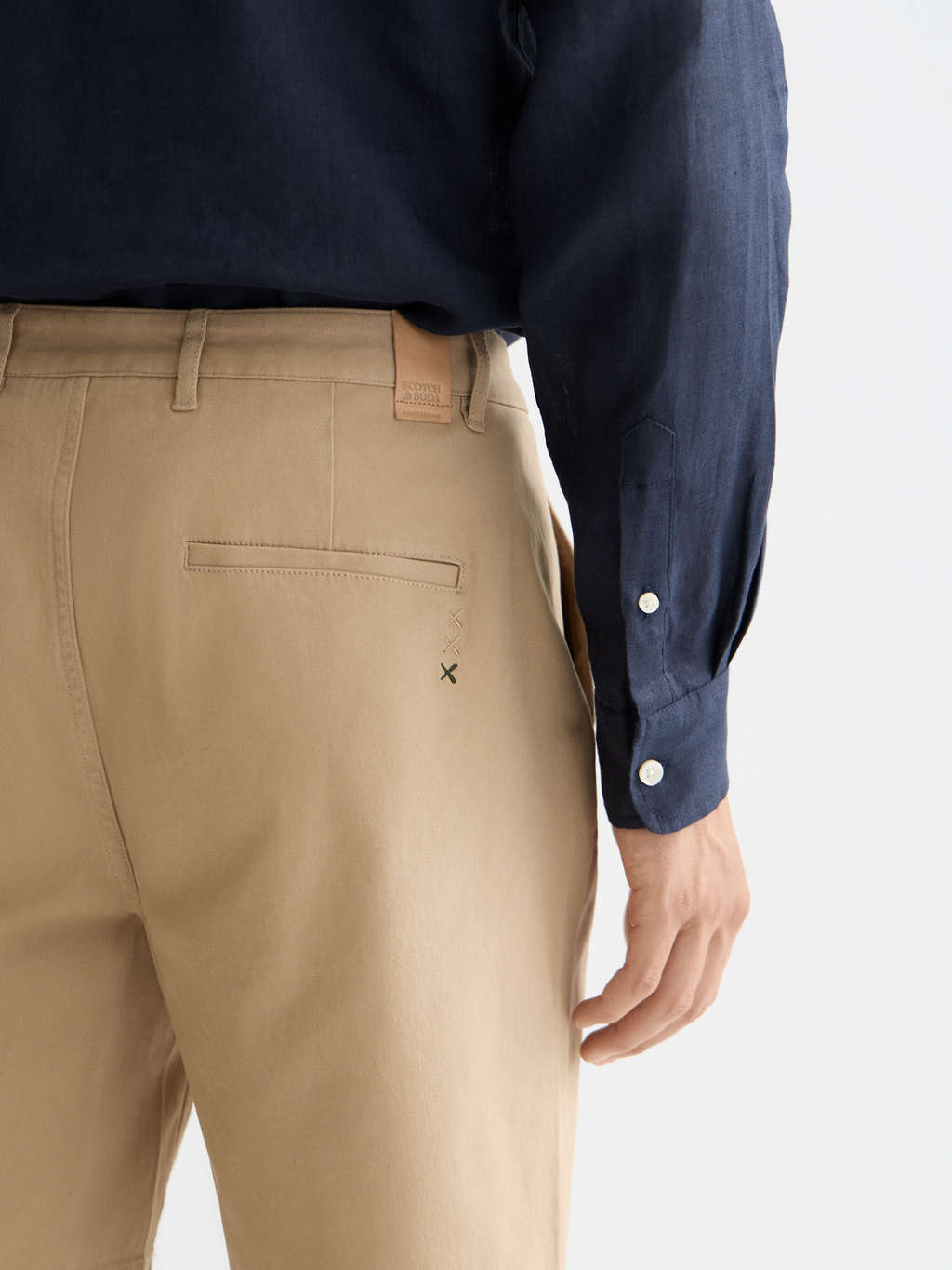 CORE Stuart Cotton-blend twill regular-fit short - SAND