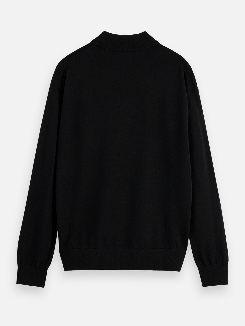 Essentials MOCK NECK PULLOVER - BLACK