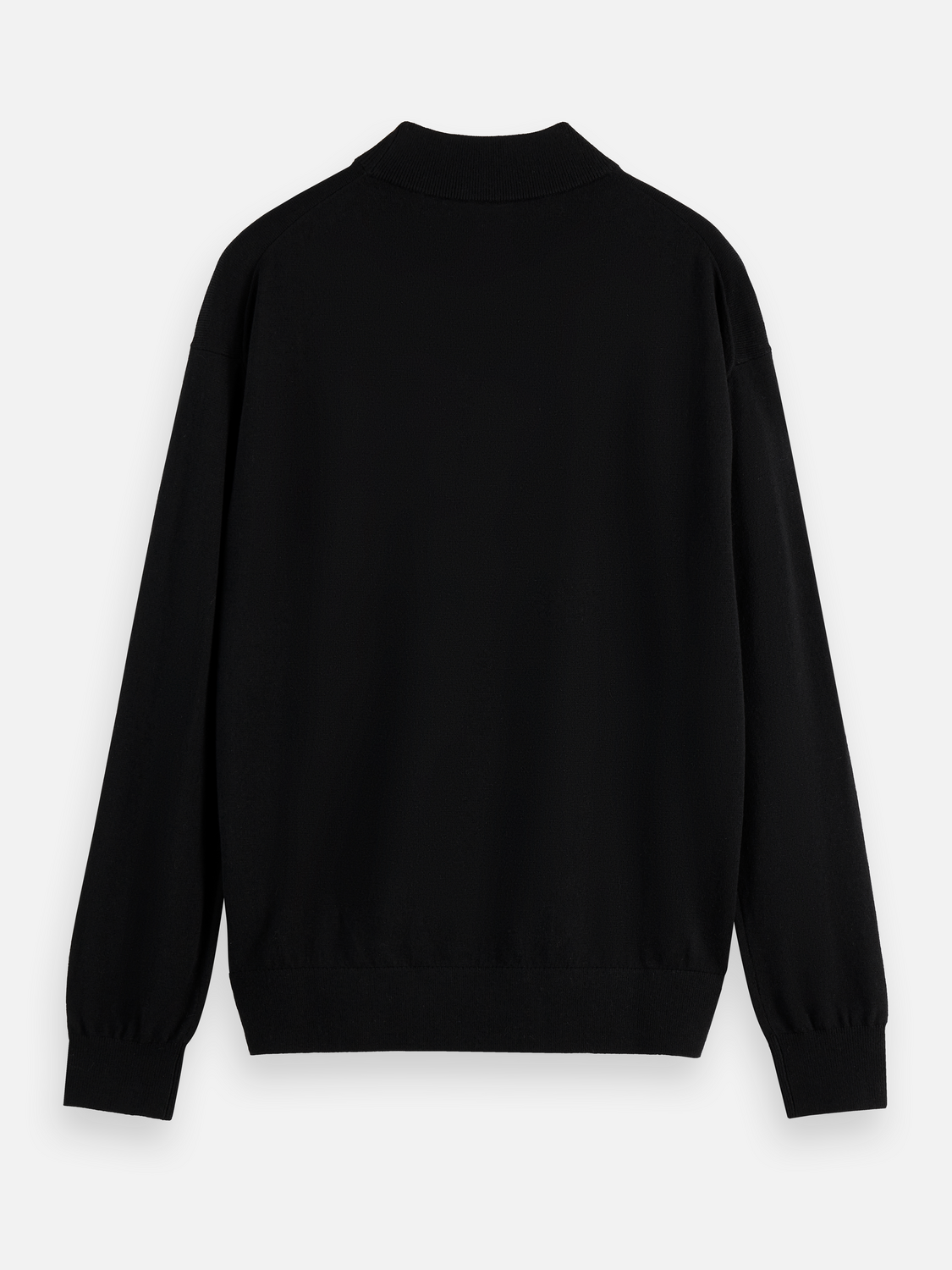 Essentials MOCK NECK PULLOVER - BLACK