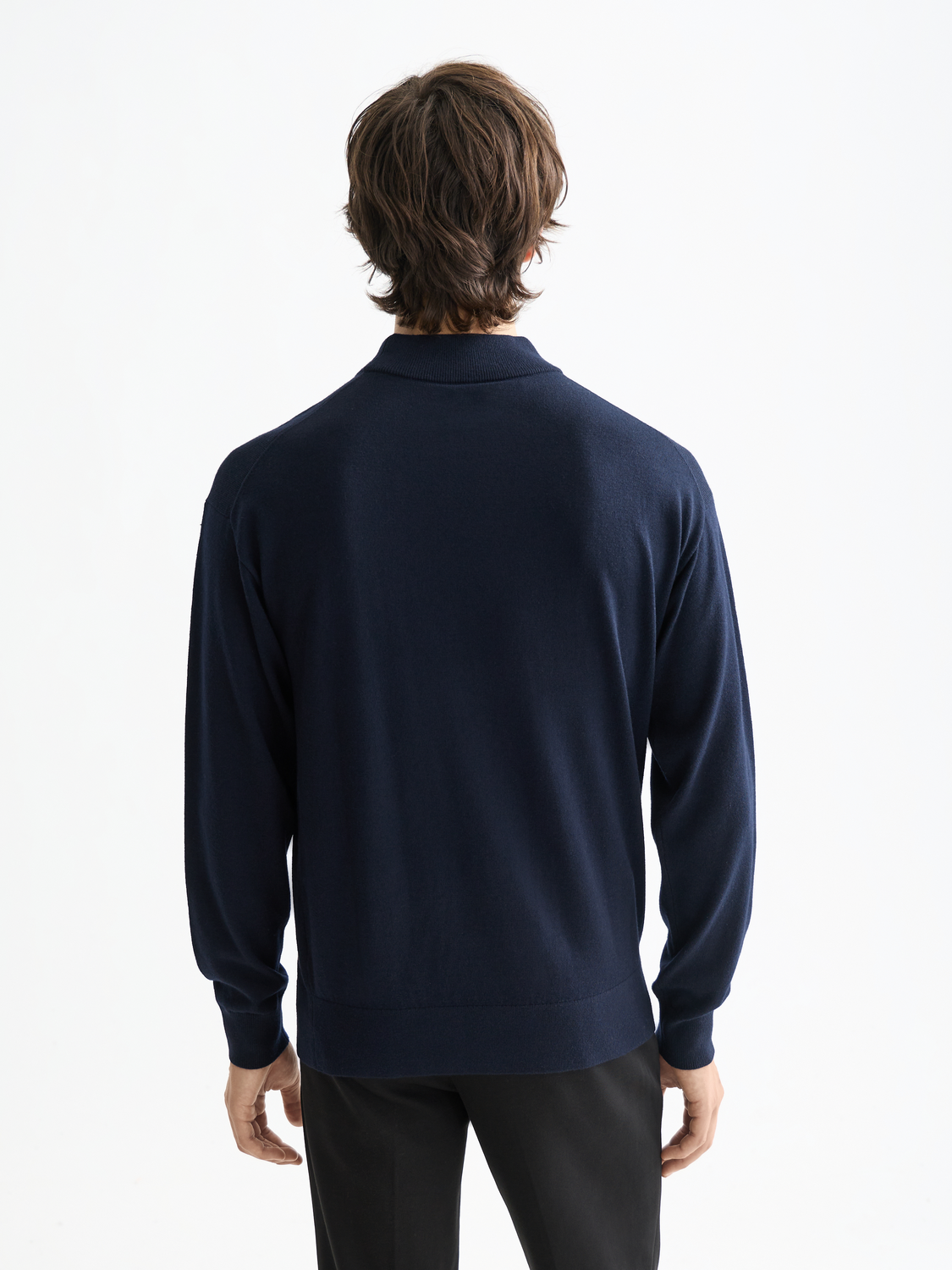 Essentials MOCK NECK PULLOVER - NIGHT