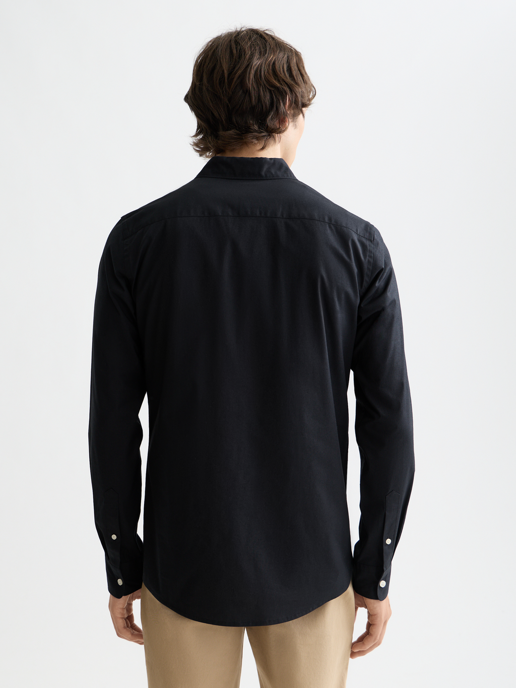 Essentials POPLIN SOLID Shirt - BLACK