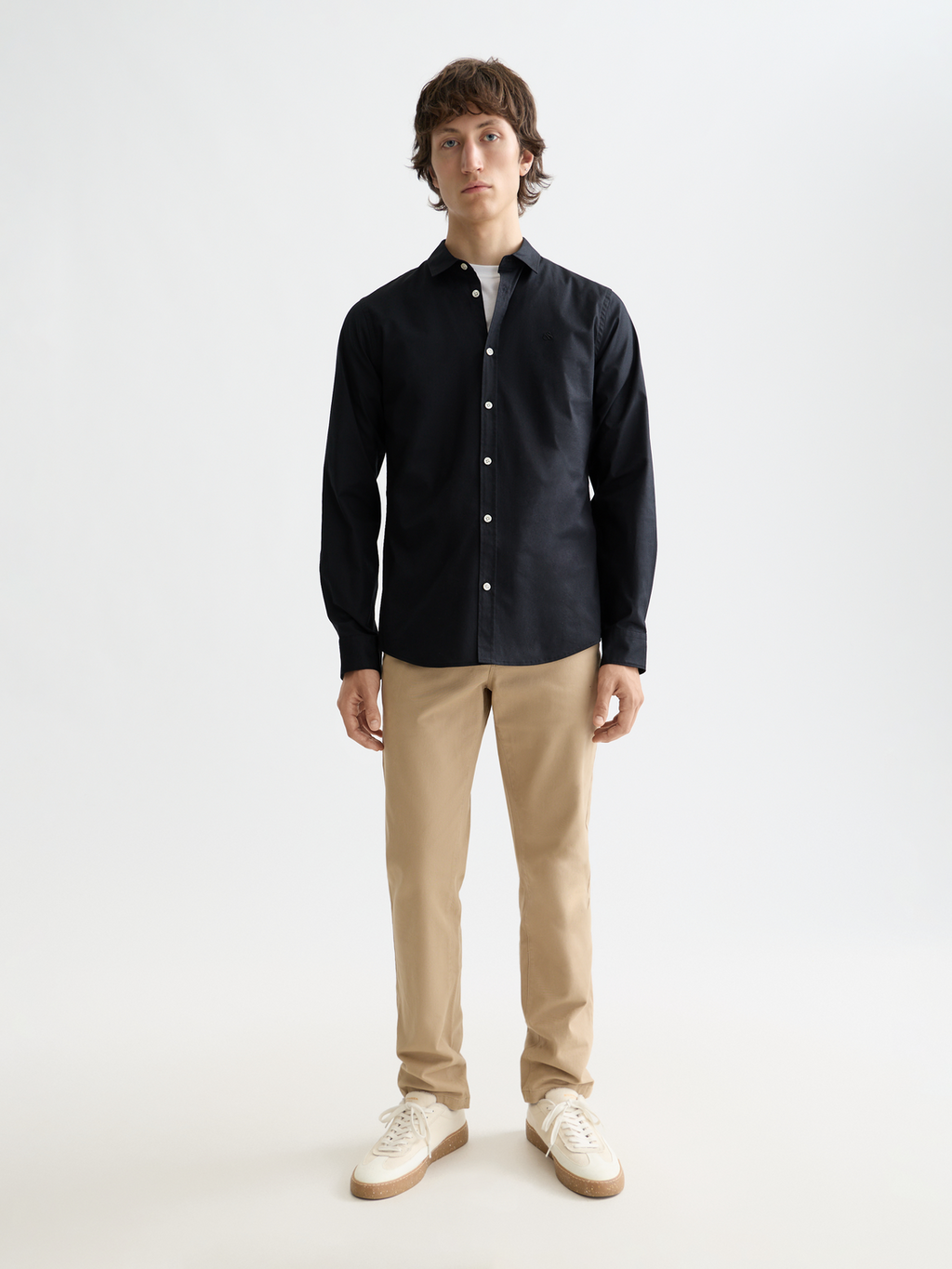 Essentials POPLIN SOLID Shirt - BLACK