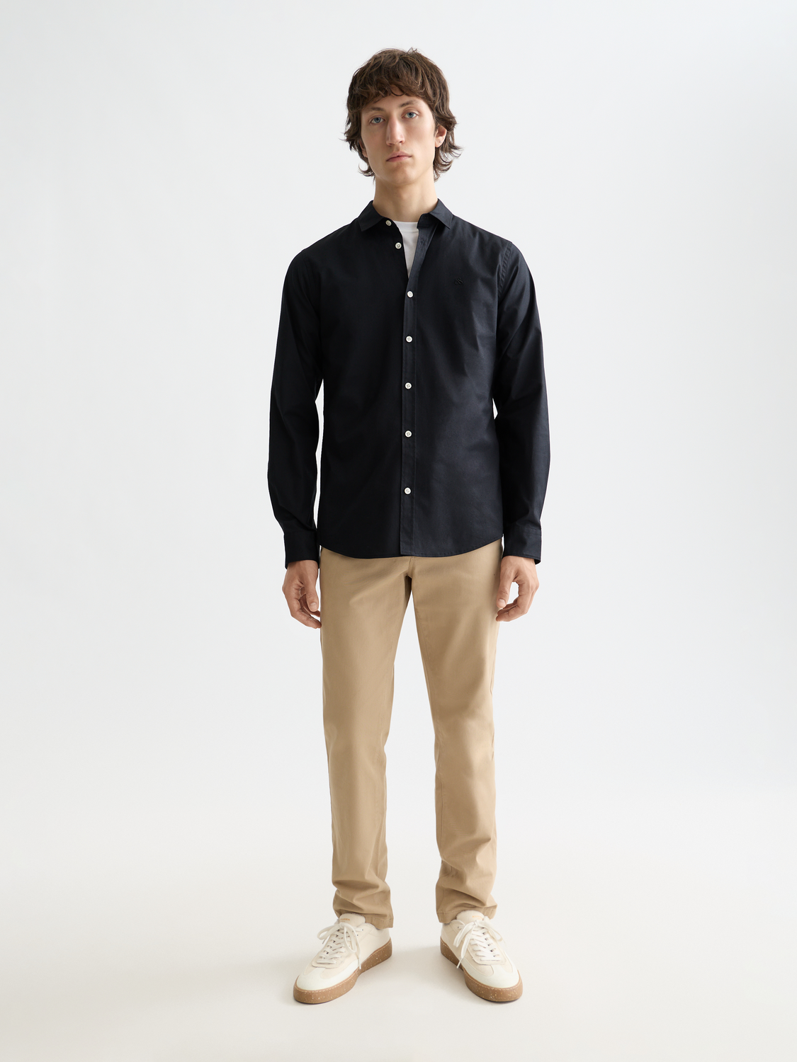 Essentials POPLIN SOLID Shirt - BLACK