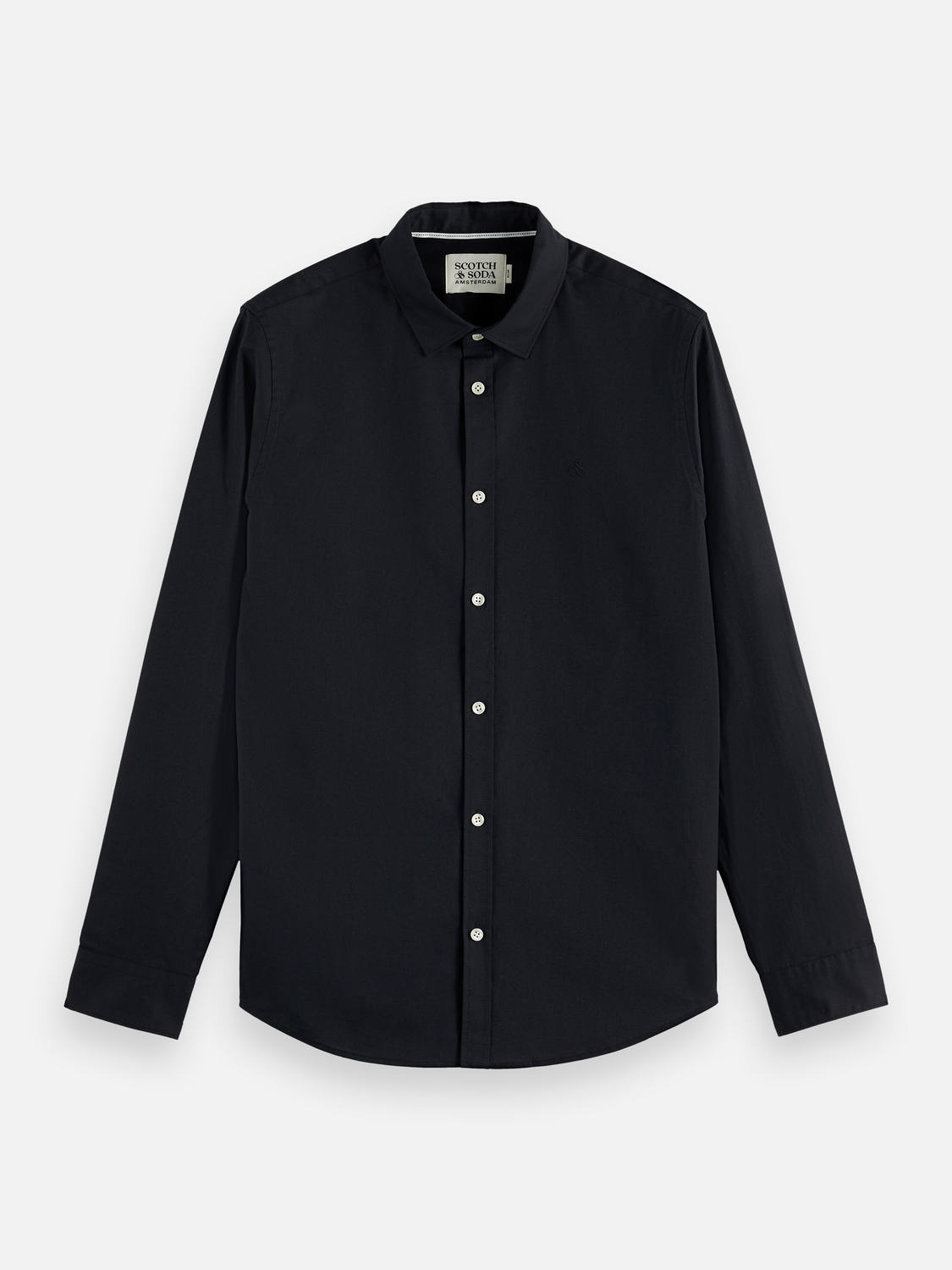 Essentials POPLIN SOLID Shirt - BLACK