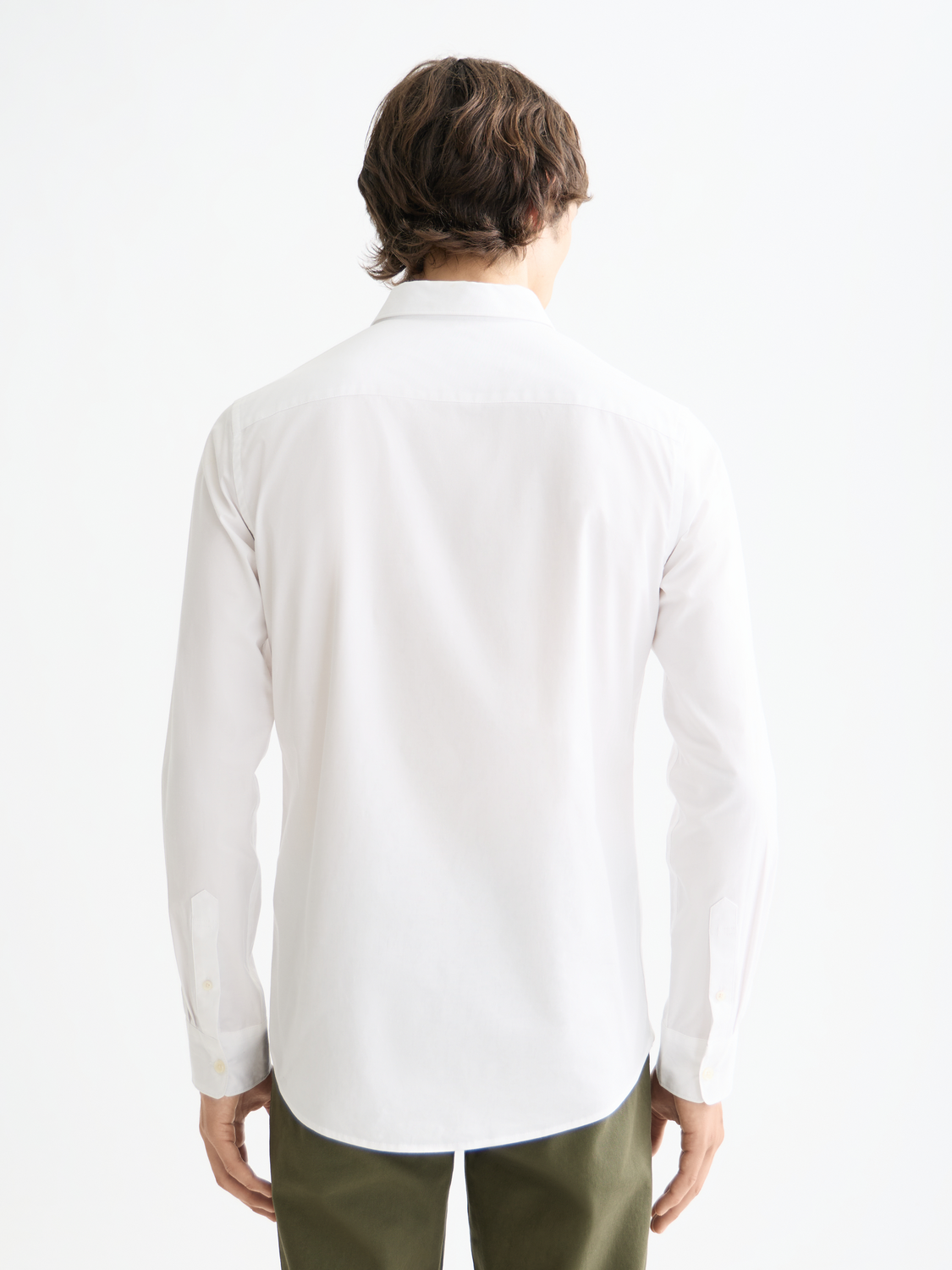 Essentials POPLIN SOLID Shirt - BRIGHT WHITE