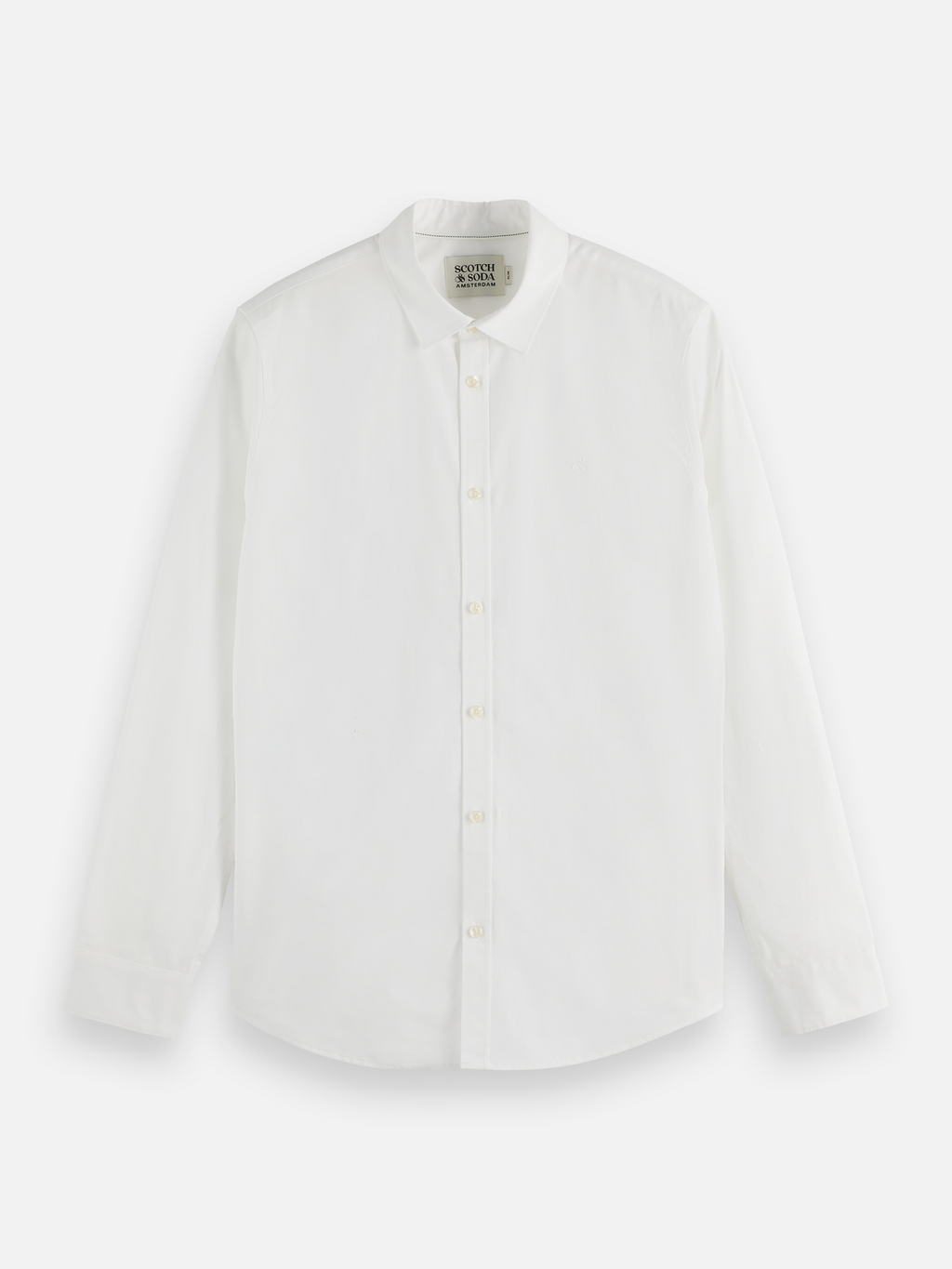 Essentials POPLIN SOLID Shirt - BRIGHT WHITE