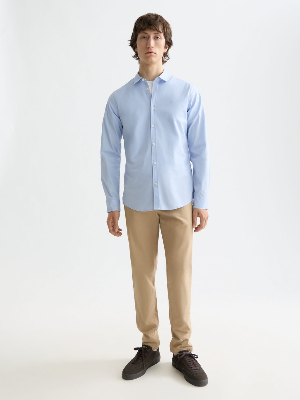 Essentials POPLIN SOLID Shirt - SHIRT BLUE
