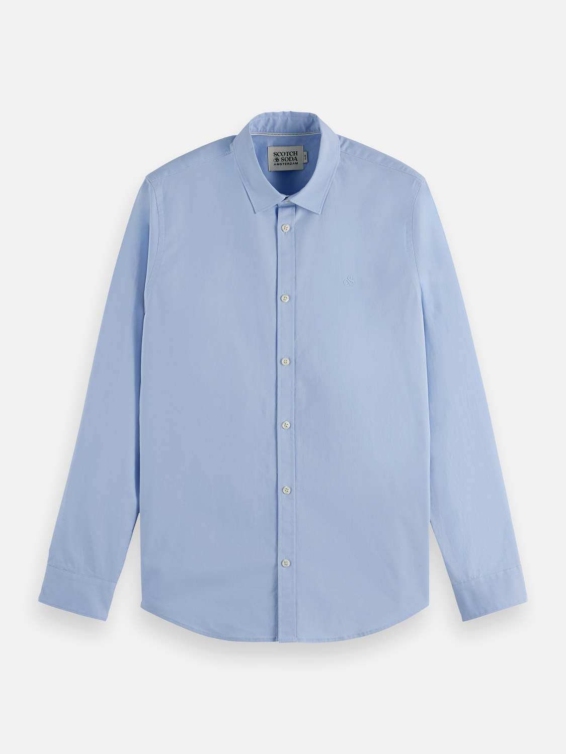 Essentials POPLIN SOLID Shirt - SHIRT BLUE