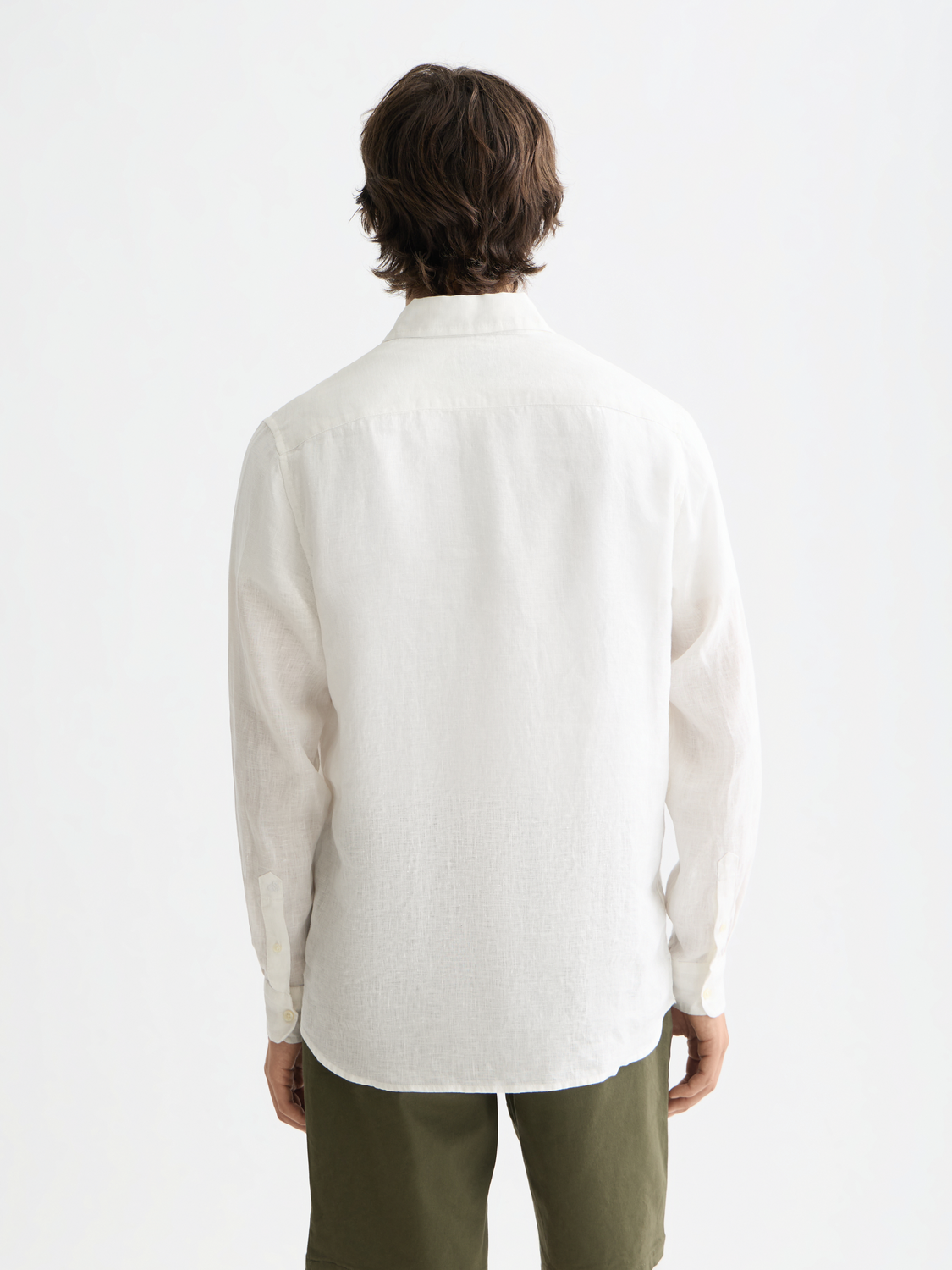 Essentials Linen Shirt - OFF WHITE