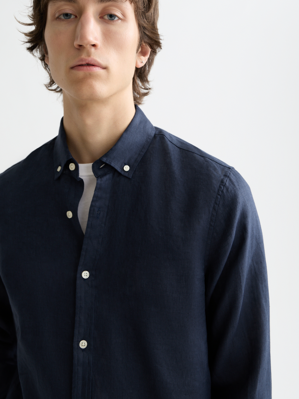 Essentials Linen Shirt - NIGHT