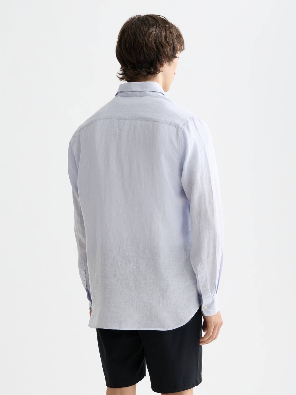 Essentials Linen Shirt - SHIRT BLUE