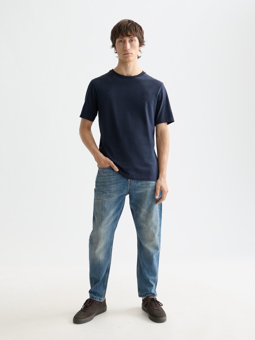 ESSENTIALS LOGO T-SHIRT - NIGHT