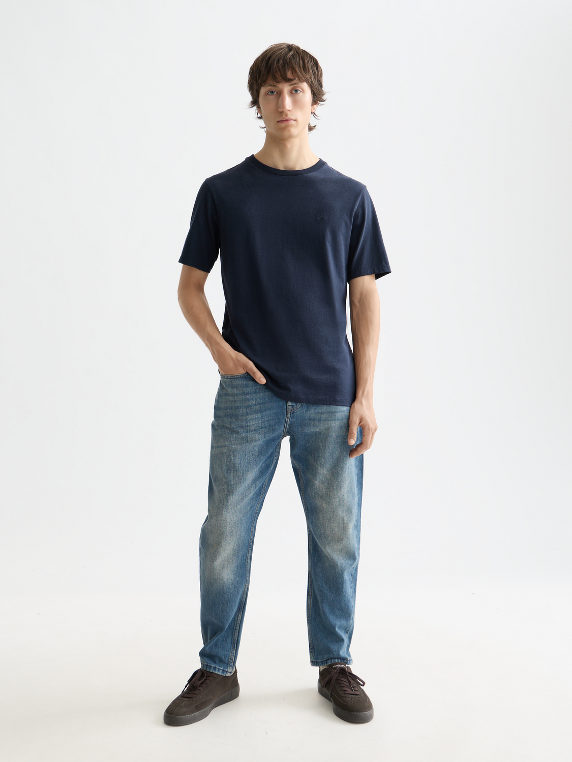 ESSENTIALS LOGO T-SHIRT - NIGHT