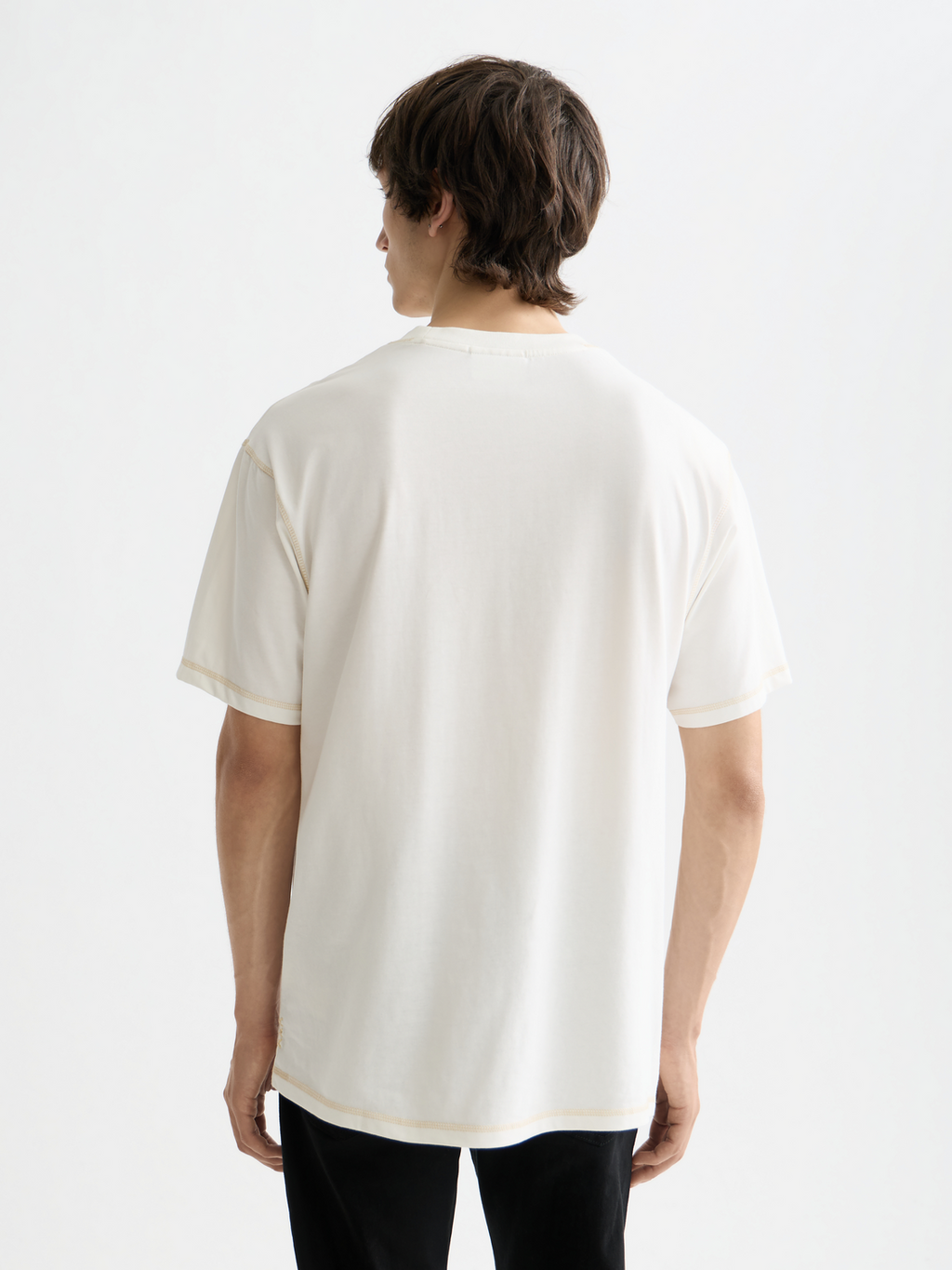 Essentials LOGO FRONT CHEST T-SHIRT - OFF WHITE