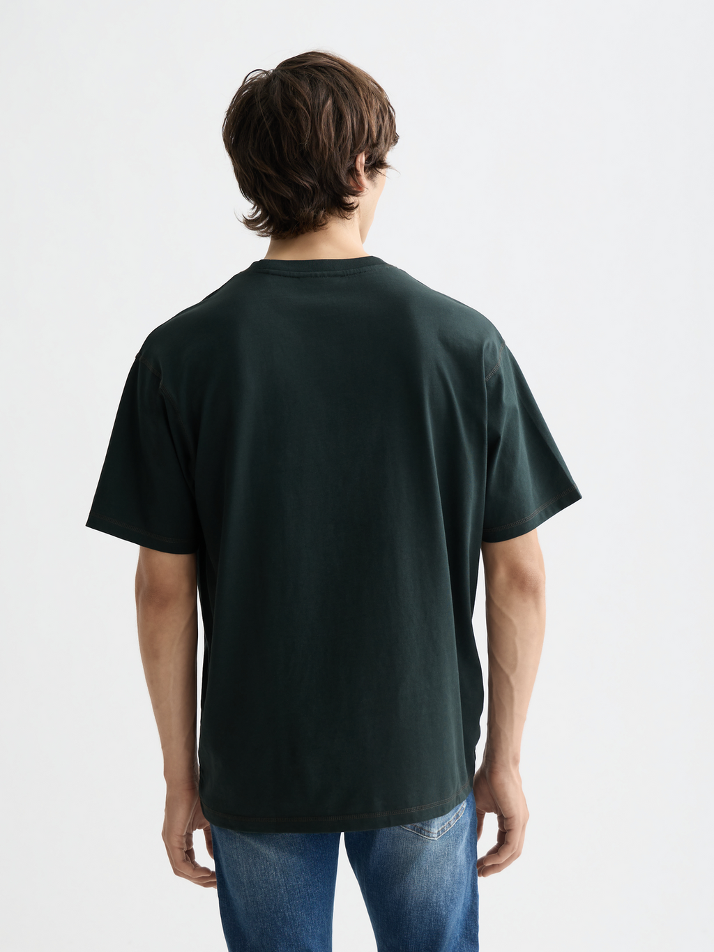 Essentials LOGO FRONT CHEST T-SHIRT - GRACHTEN GREEN