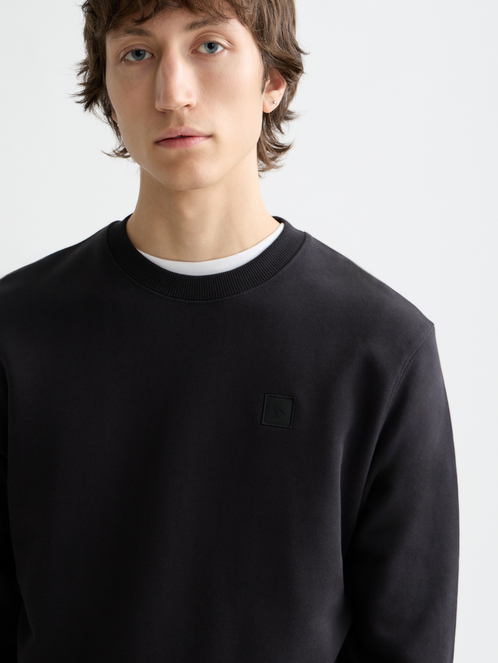 Essentials LOGO SWEATSHIRT - BLACK