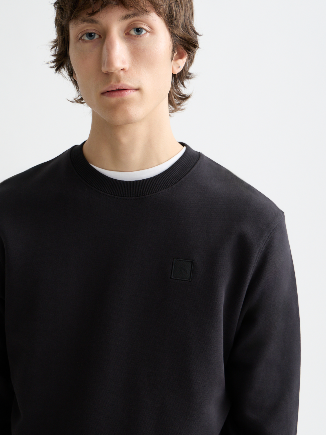 Essentials LOGO SWEATSHIRT - BLACK