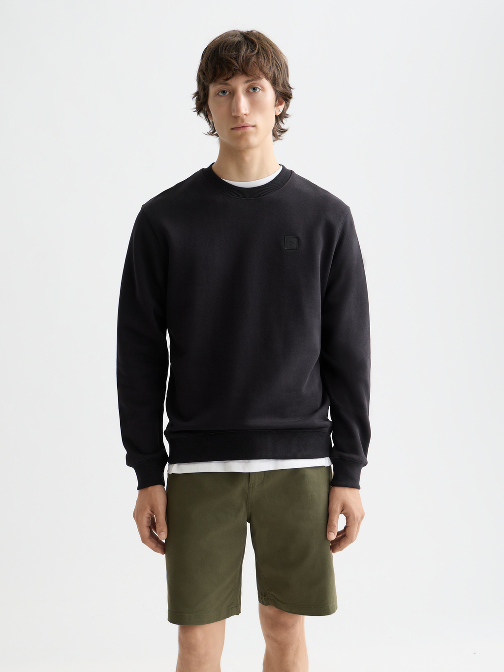 Essentials LOGO SWEATSHIRT - BLACK