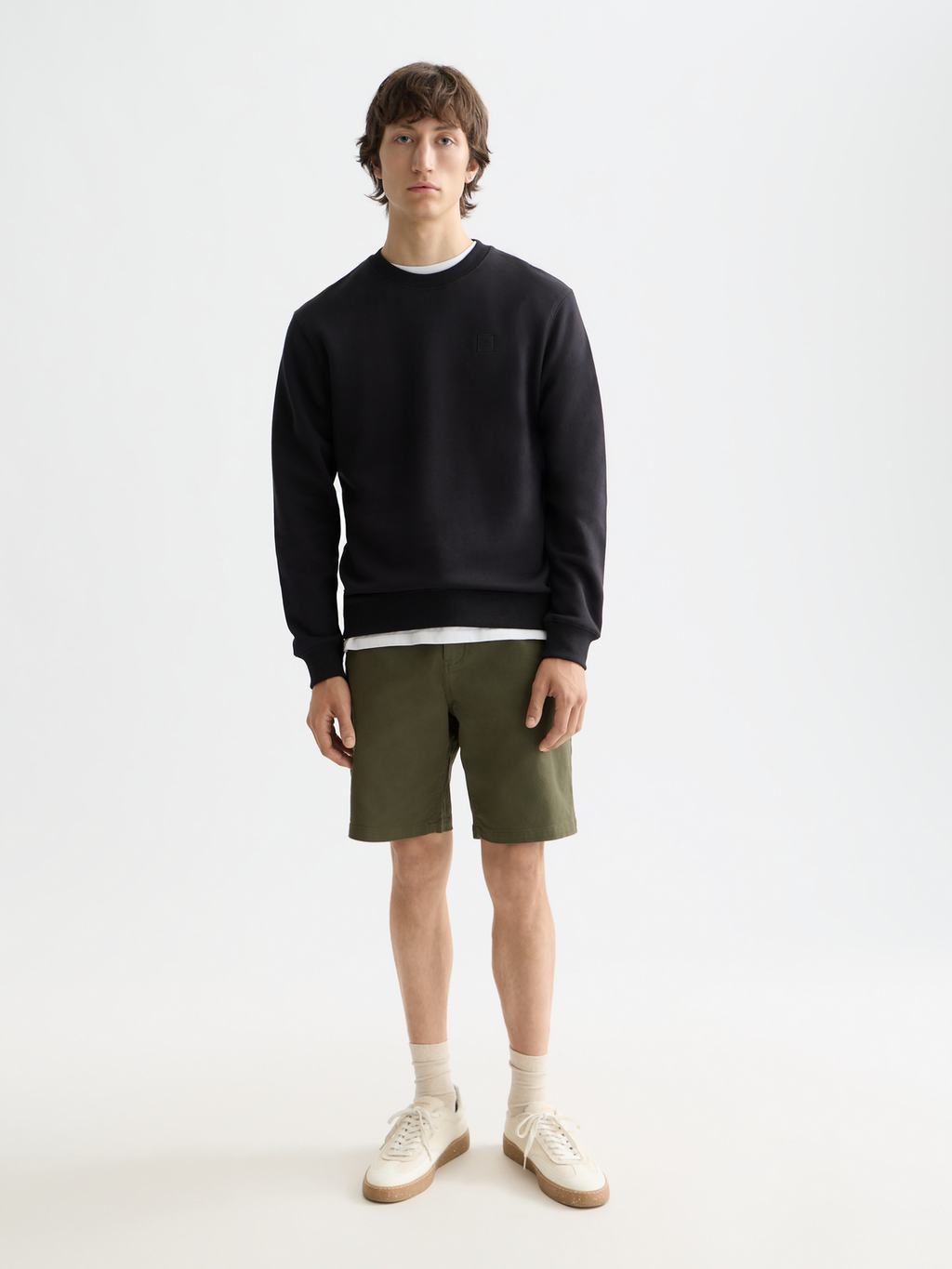 Essentials LOGO SWEATSHIRT - BLACK