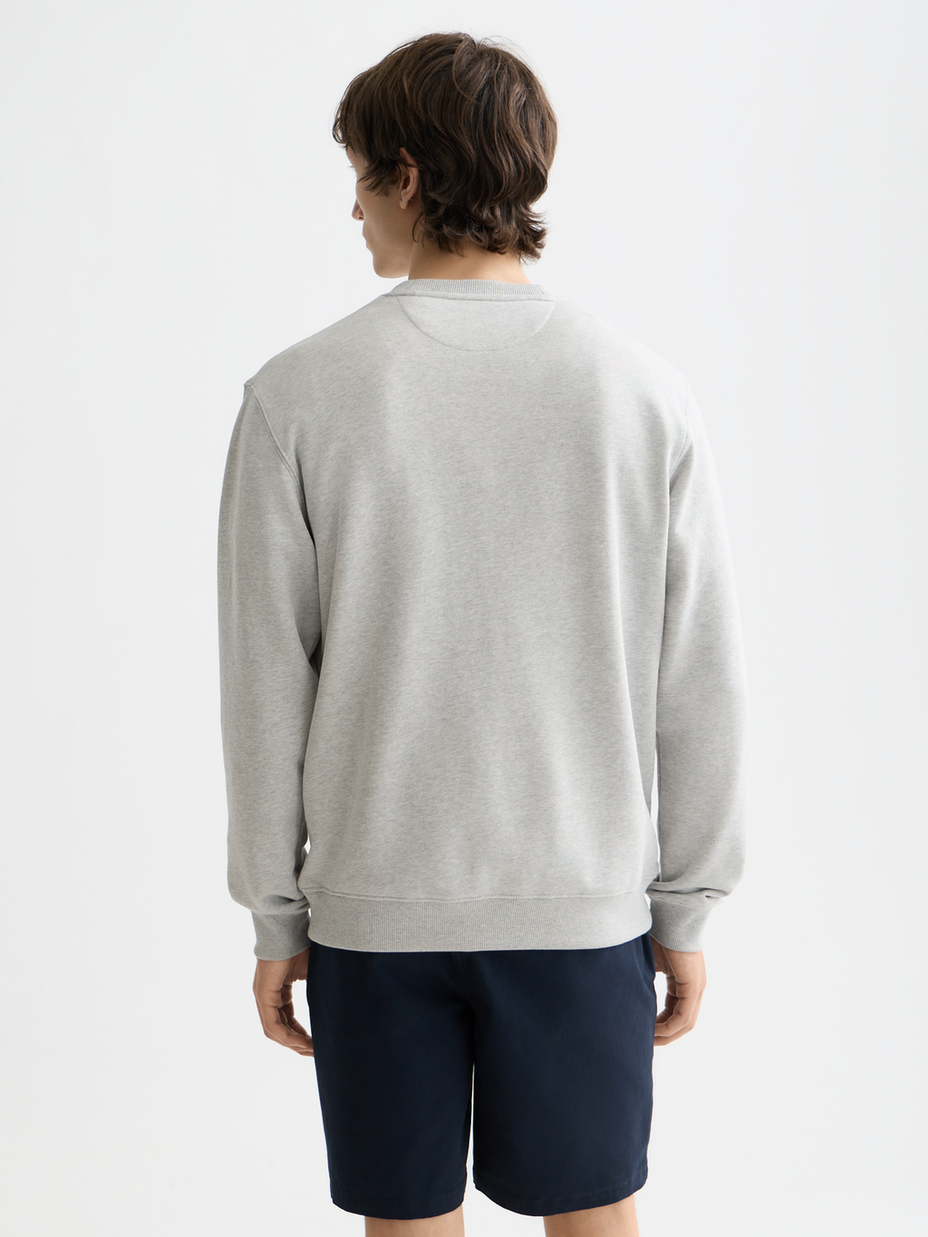 Essentials LOGO SWEATSHIRT - GREY MELANGE