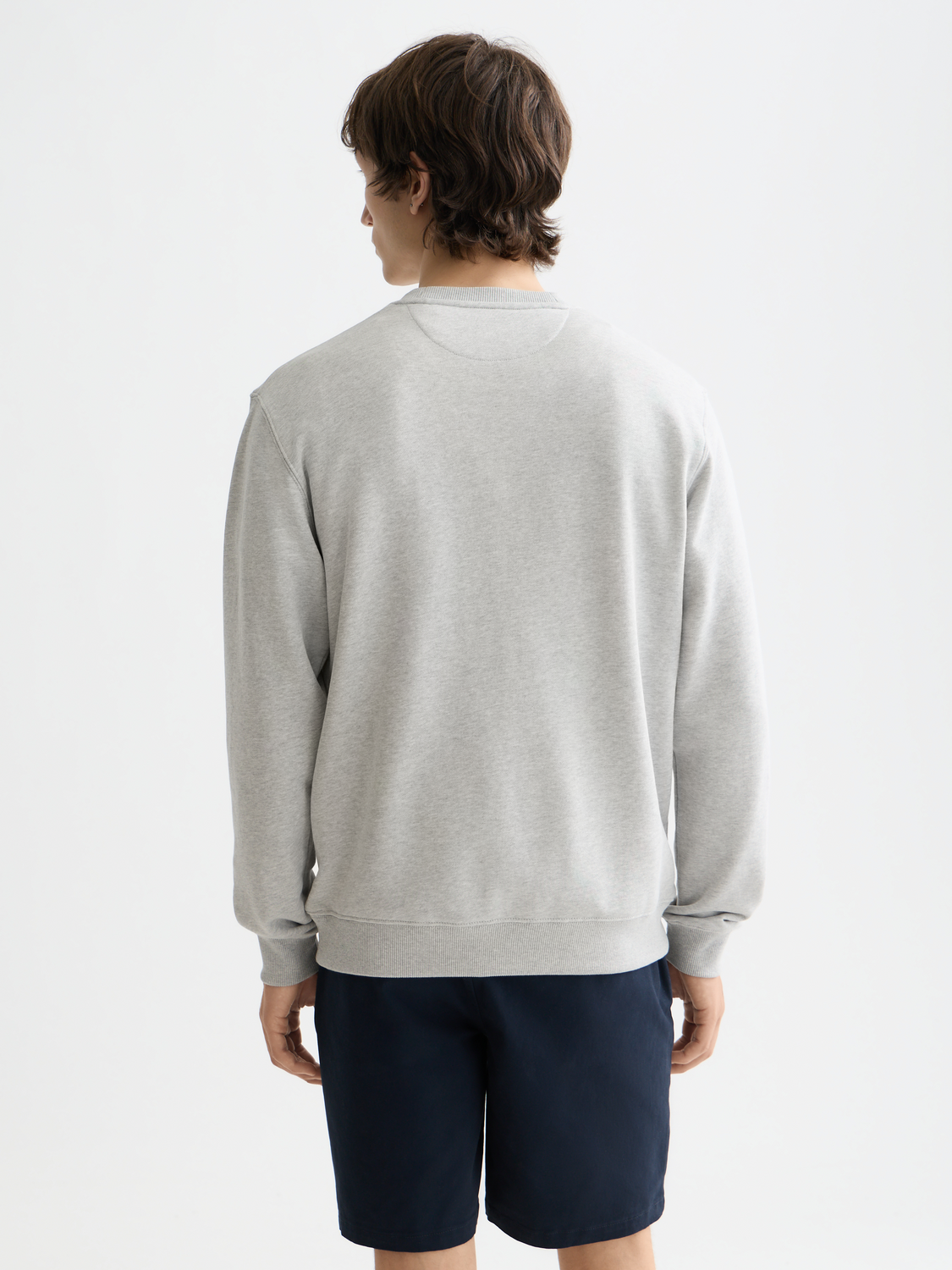 Essentials LOGO SWEATSHIRT - GREY MELANGE