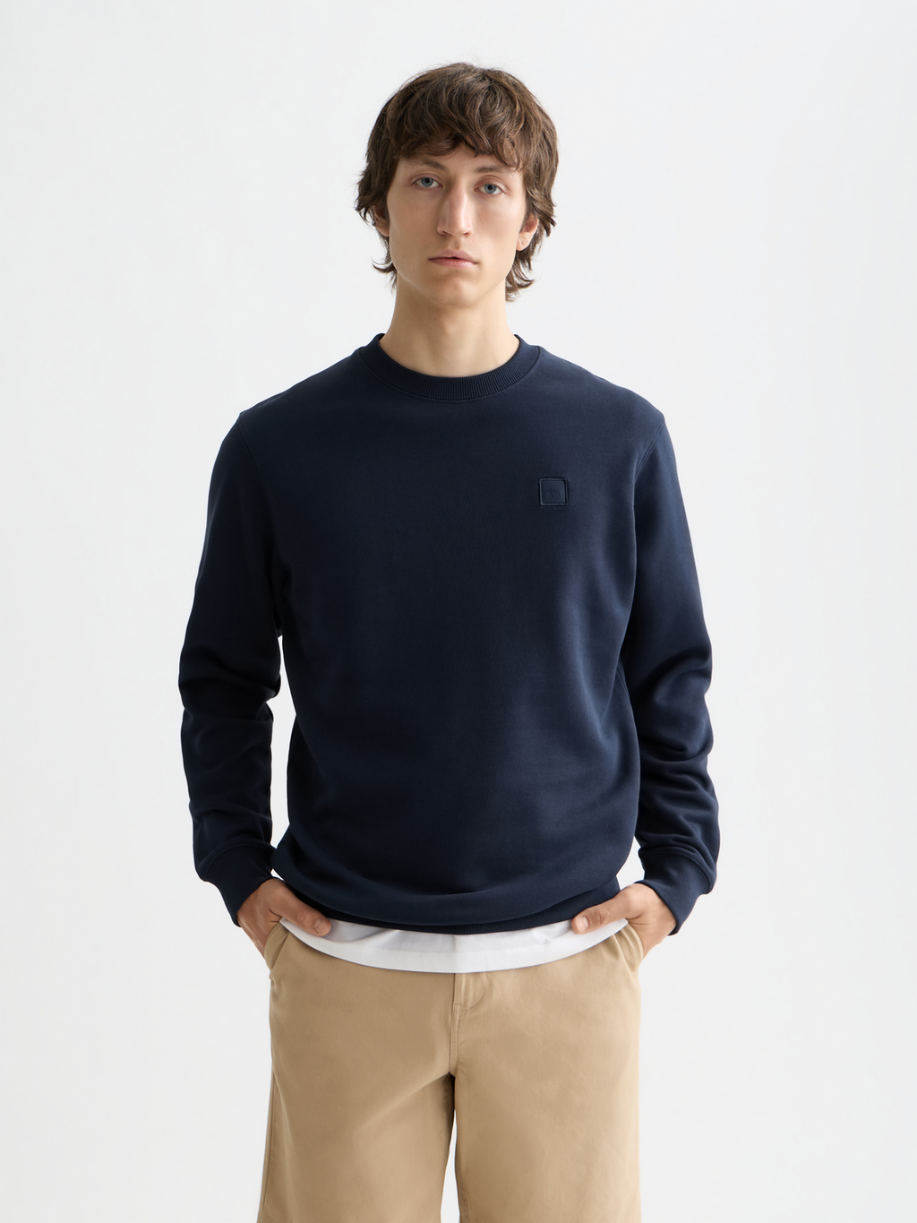 Essentials LOGO SWEATSHIRT - NIGHT