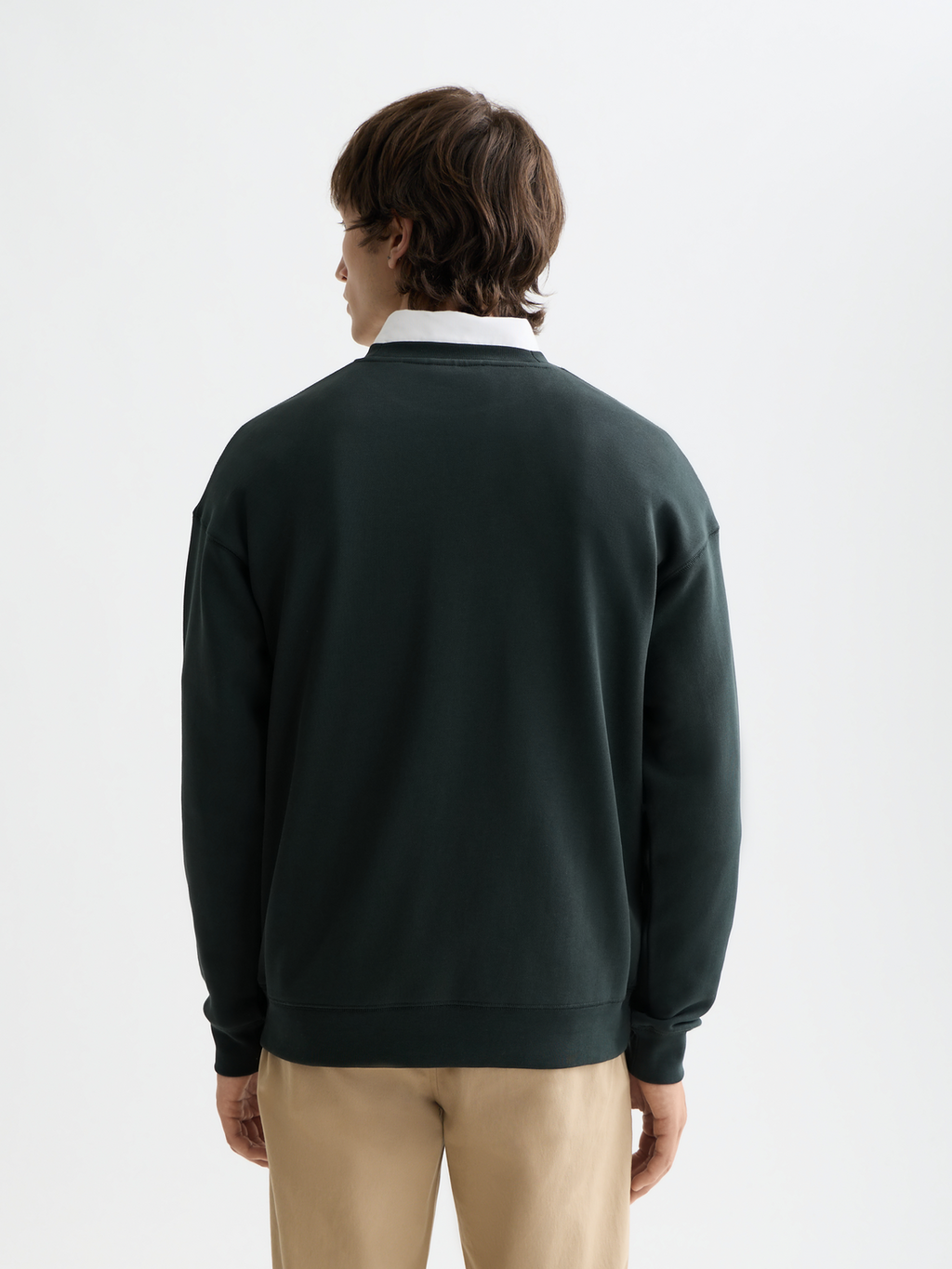 Essentials LOGO FRONT CHEST SWEATSHIRT - GRACHTEN GREEN