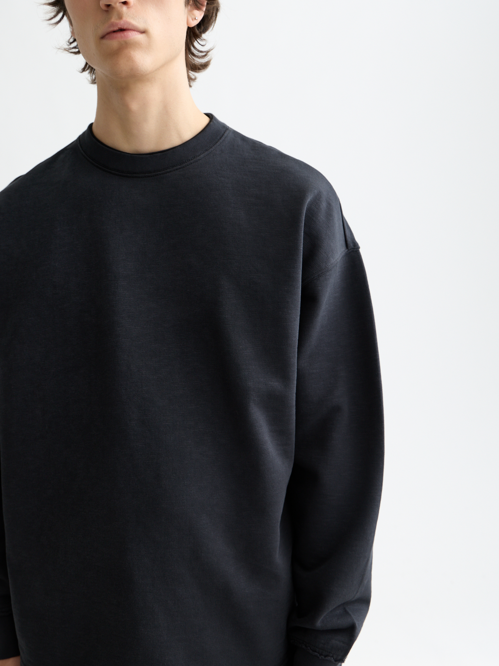 Essentials 3 CROSSES SWEATSHIRT - BLACK