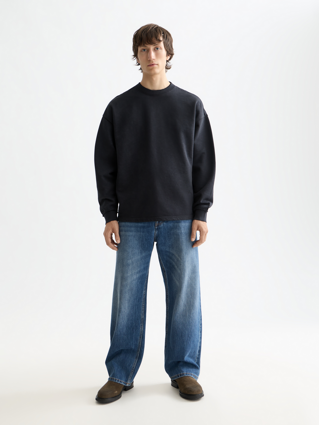 Essentials 3 CROSSES SWEATSHIRT - BLACK