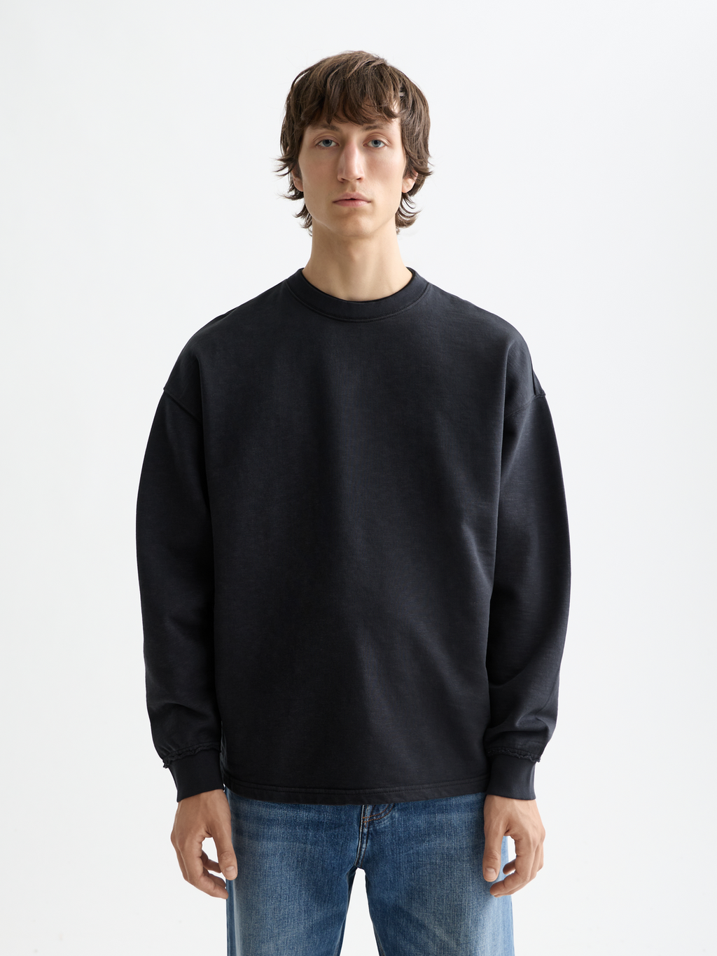 Essentials 3 CROSSES SWEATSHIRT - BLACK