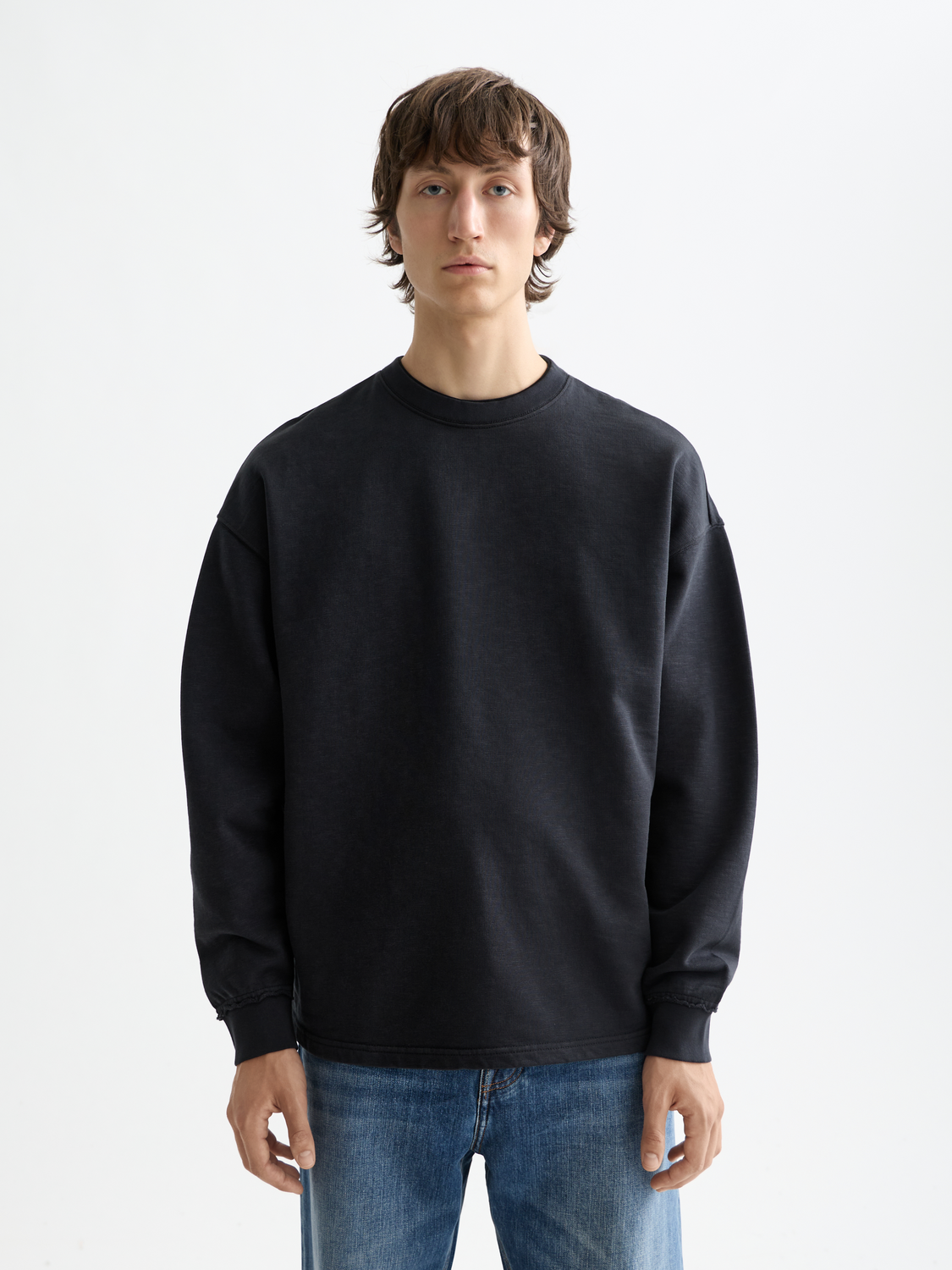 Essentials 3 CROSSES SWEATSHIRT - BLACK
