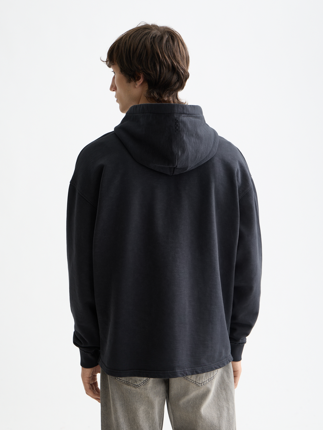 Essentials 3 CROSSES HOODIE - BLACK