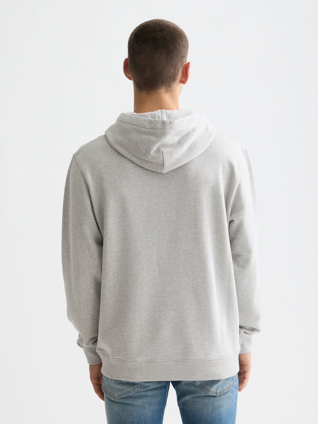 Essentials LOGO HOODIE - GREY MELANGE