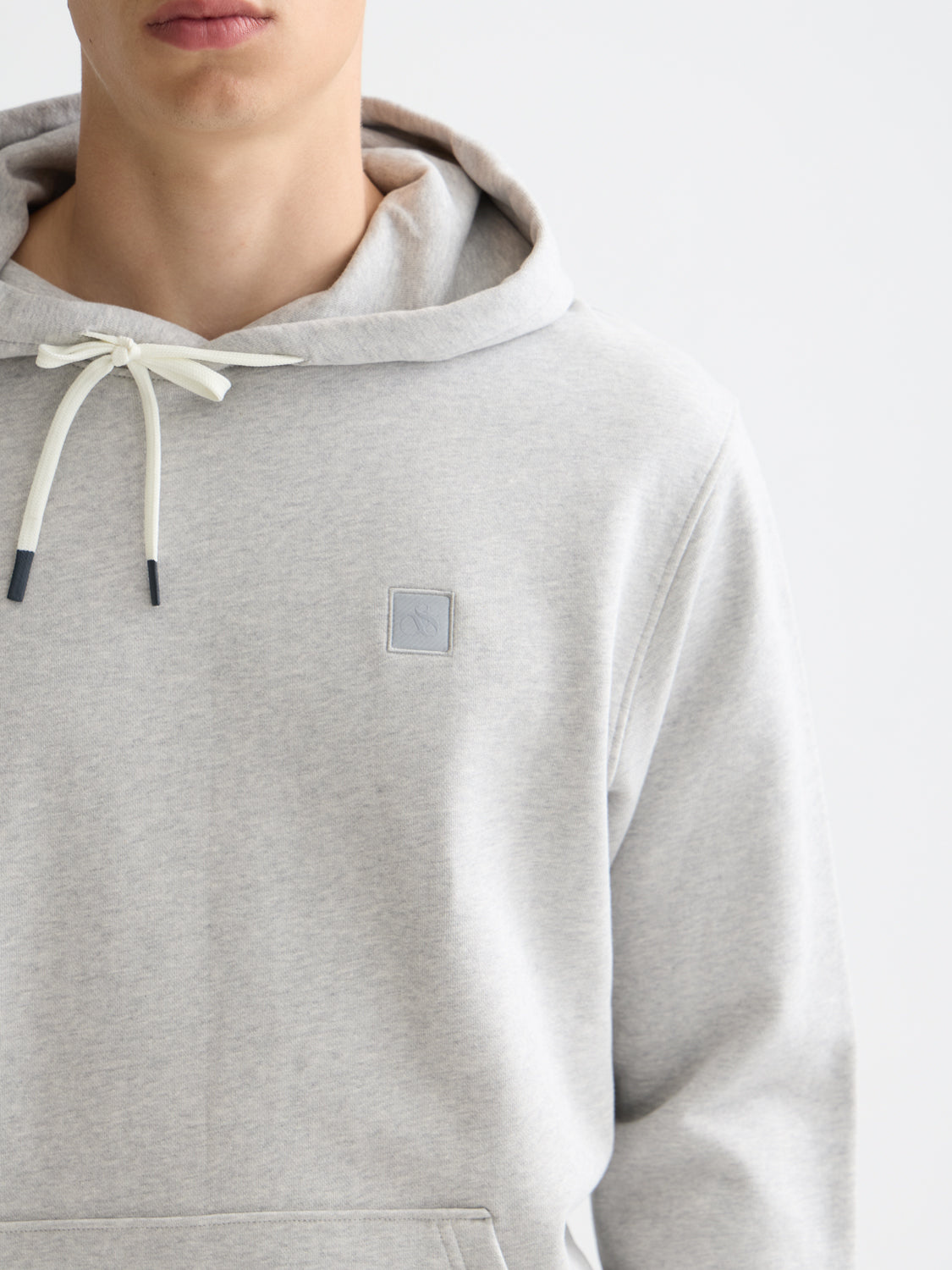 Essentials LOGO HOODIE - GREY MELANGE